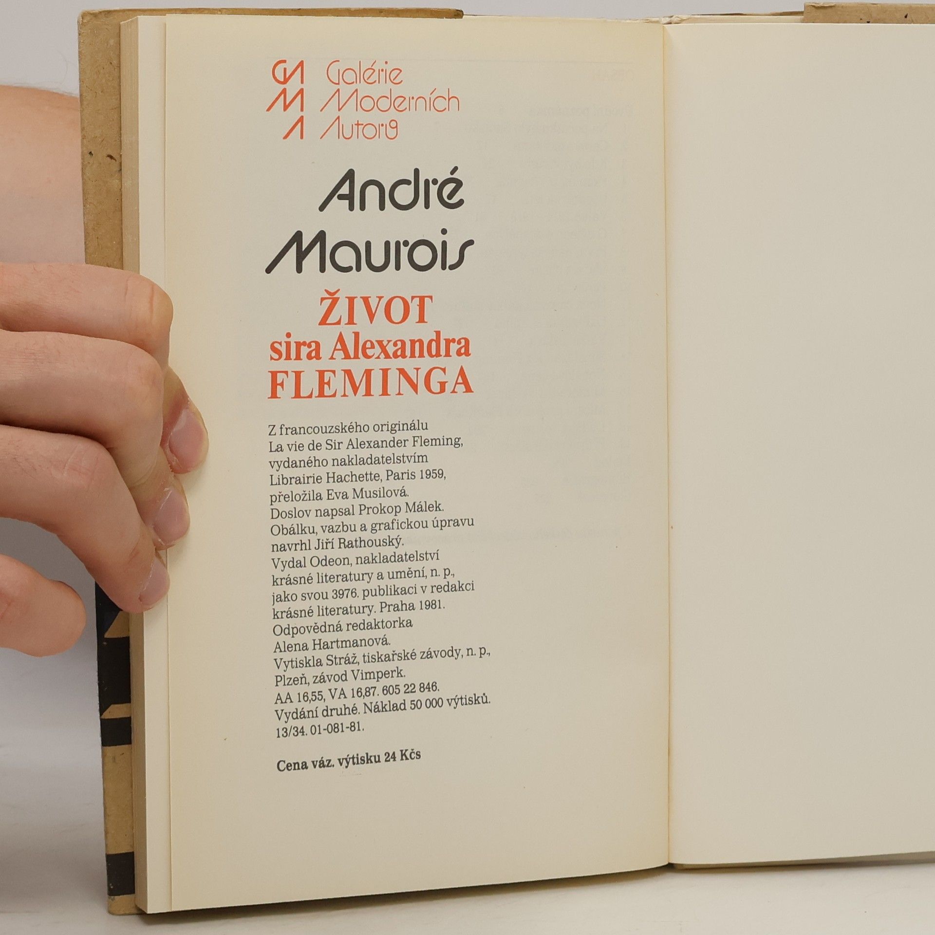 André Maurois Život sira Alexandra Fleminga
