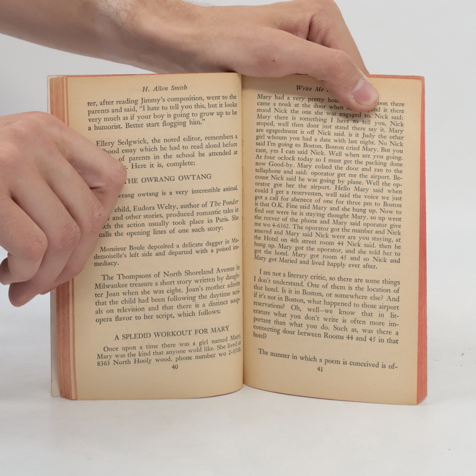 H. Allen Smith Write me a Poem Baby