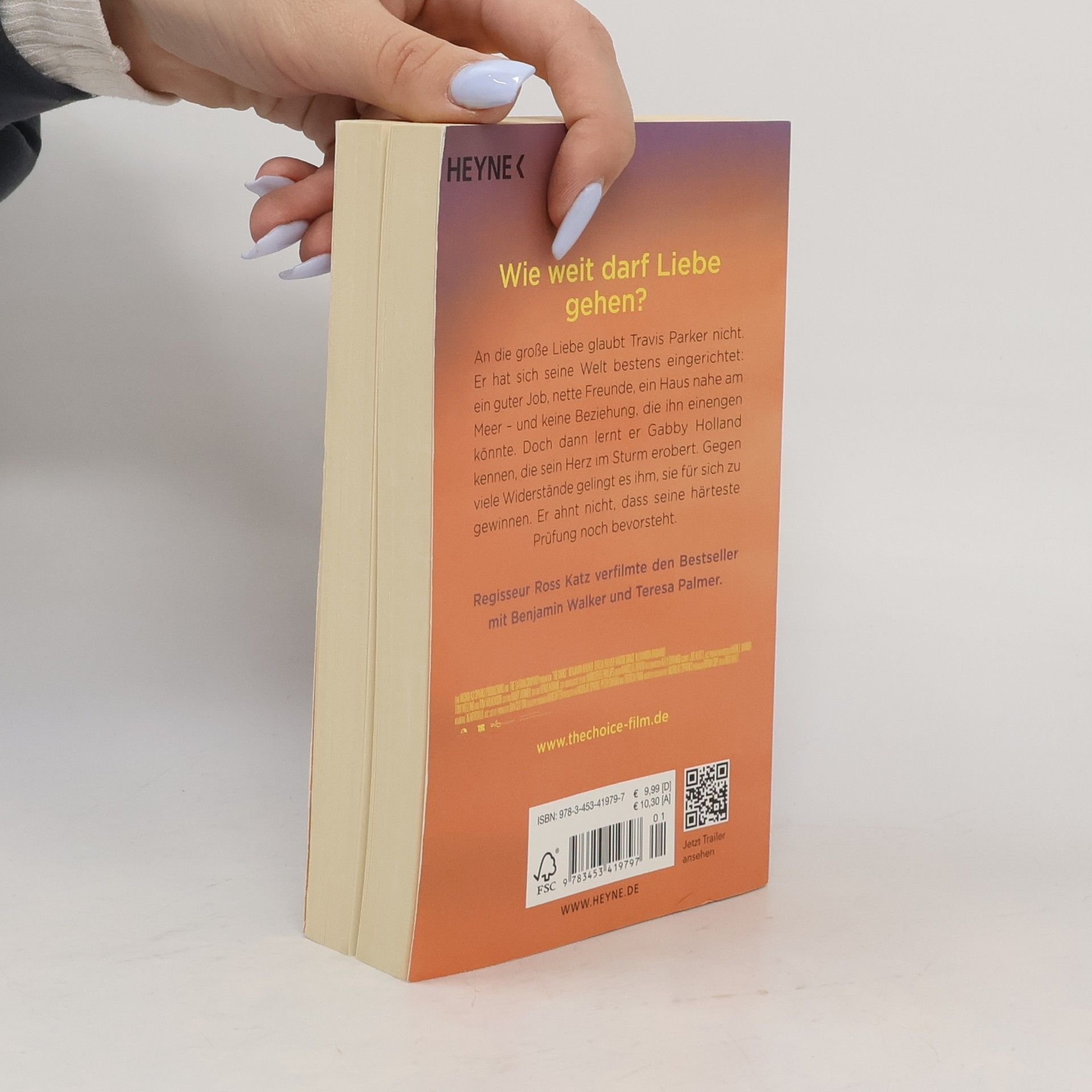 Nicholas Sparks The Choice Bis Zum Letzten Tag