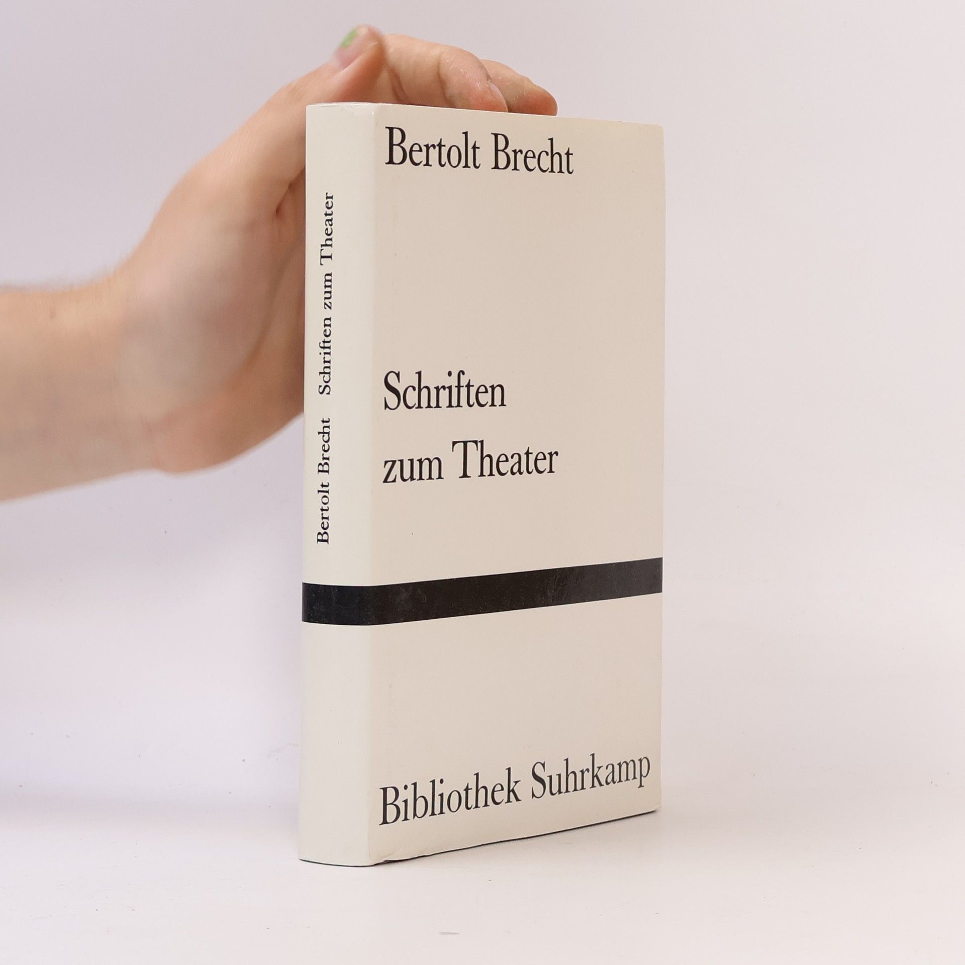 Bertolt Brecht Schriften zum Theater