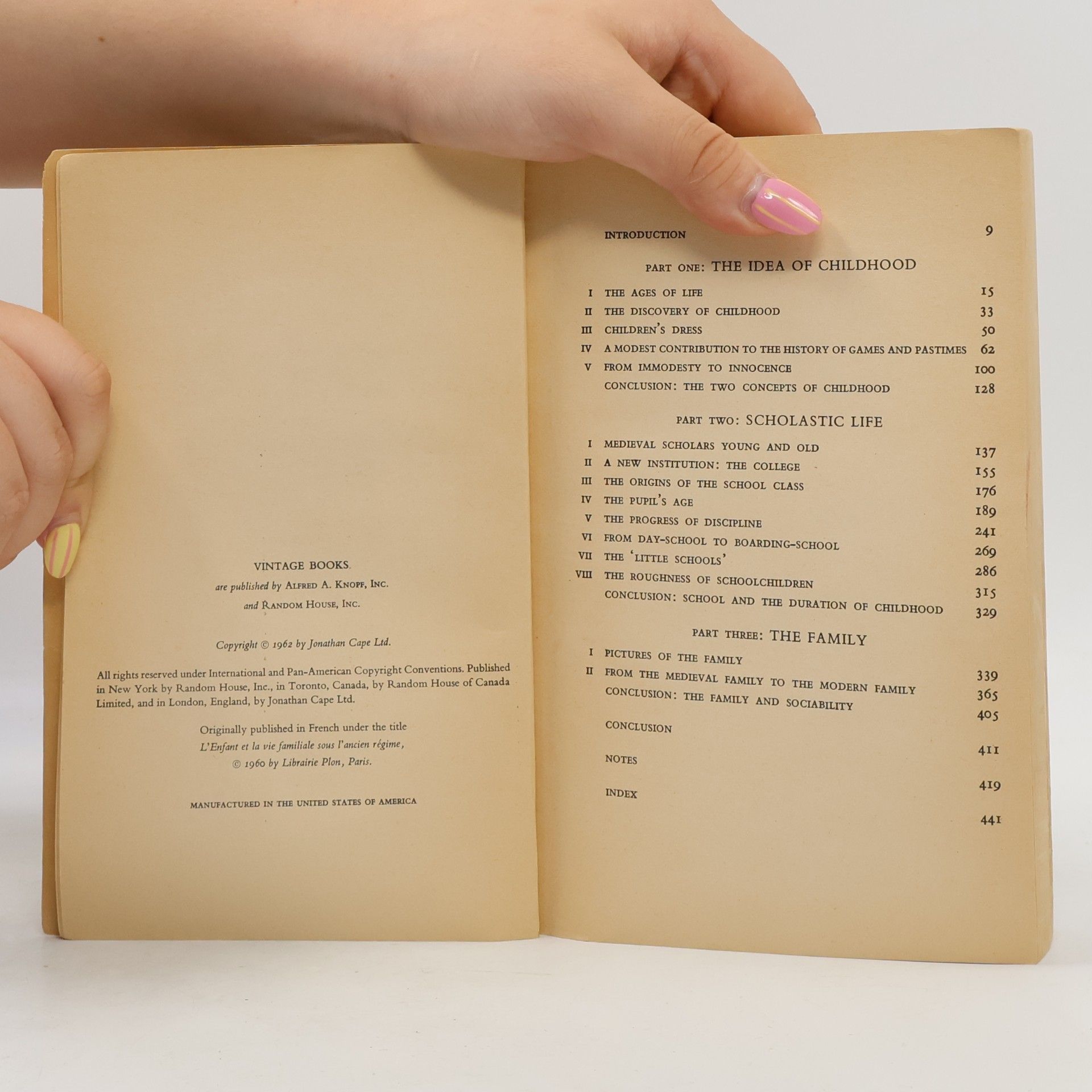 Philippe Ariès Centuries of Childhood: A Social History of Family Life