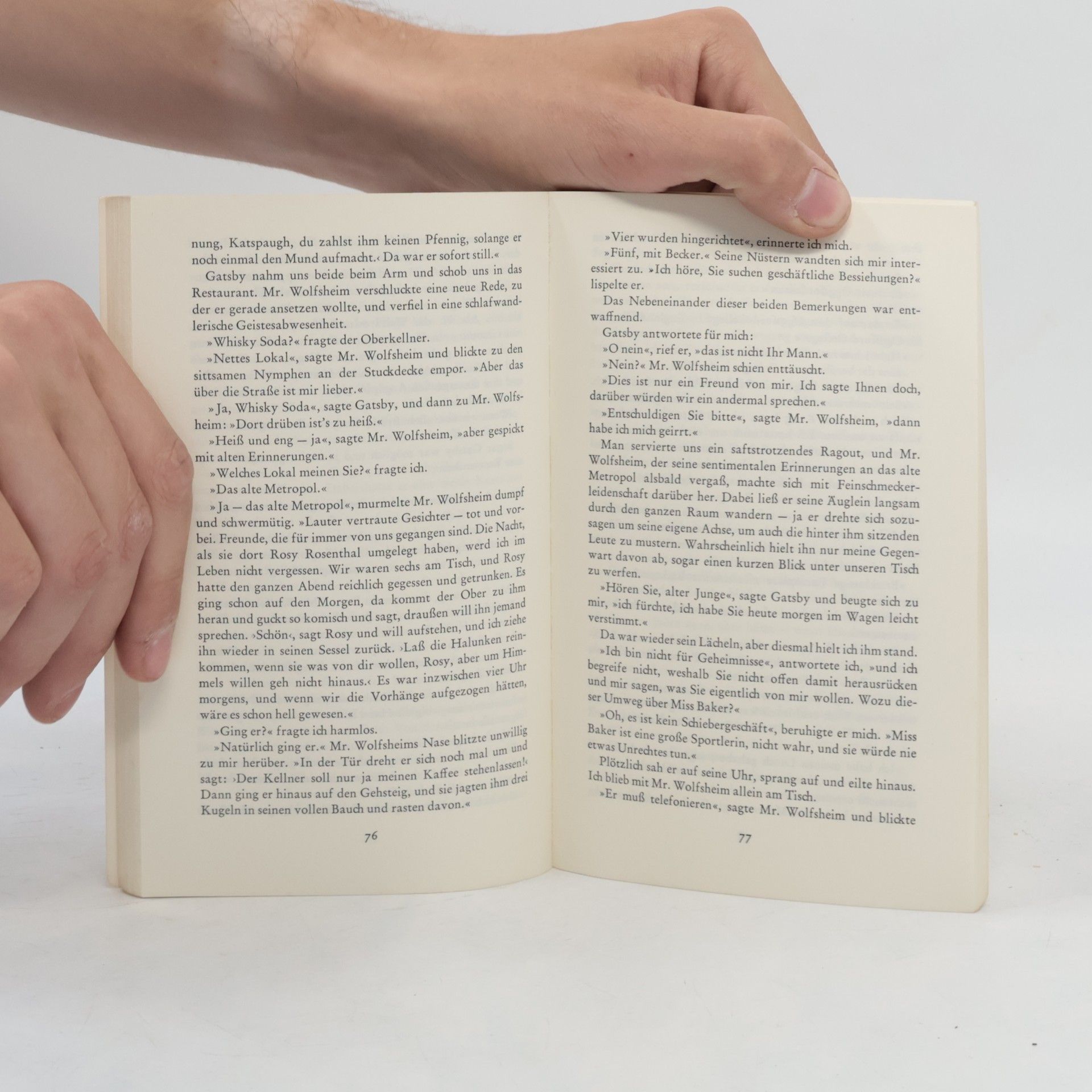 F. Scott Fitzgerald Der große Gatsby