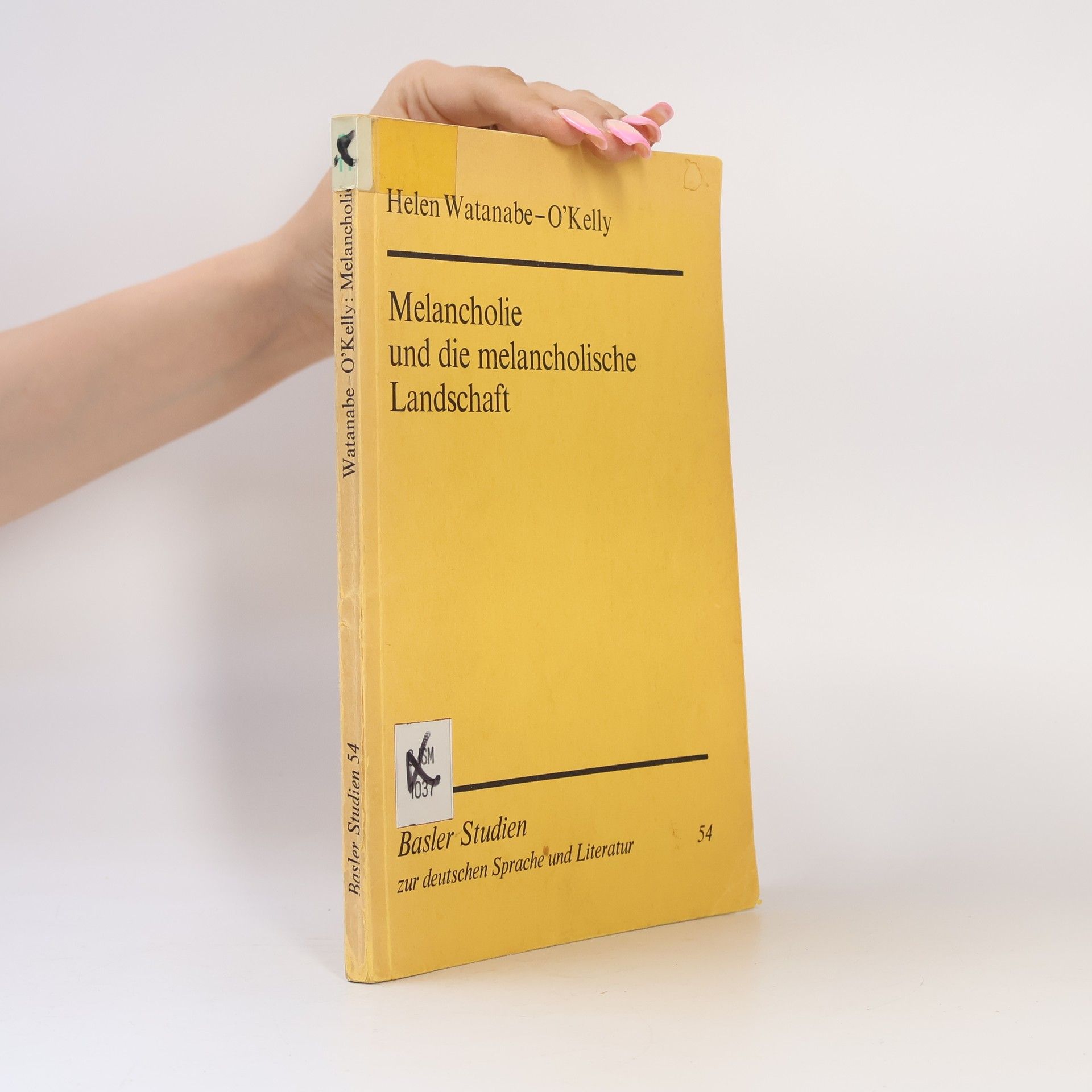 Helen Watanabe-O'Kelly Melancholie und die melancholische Landschaft