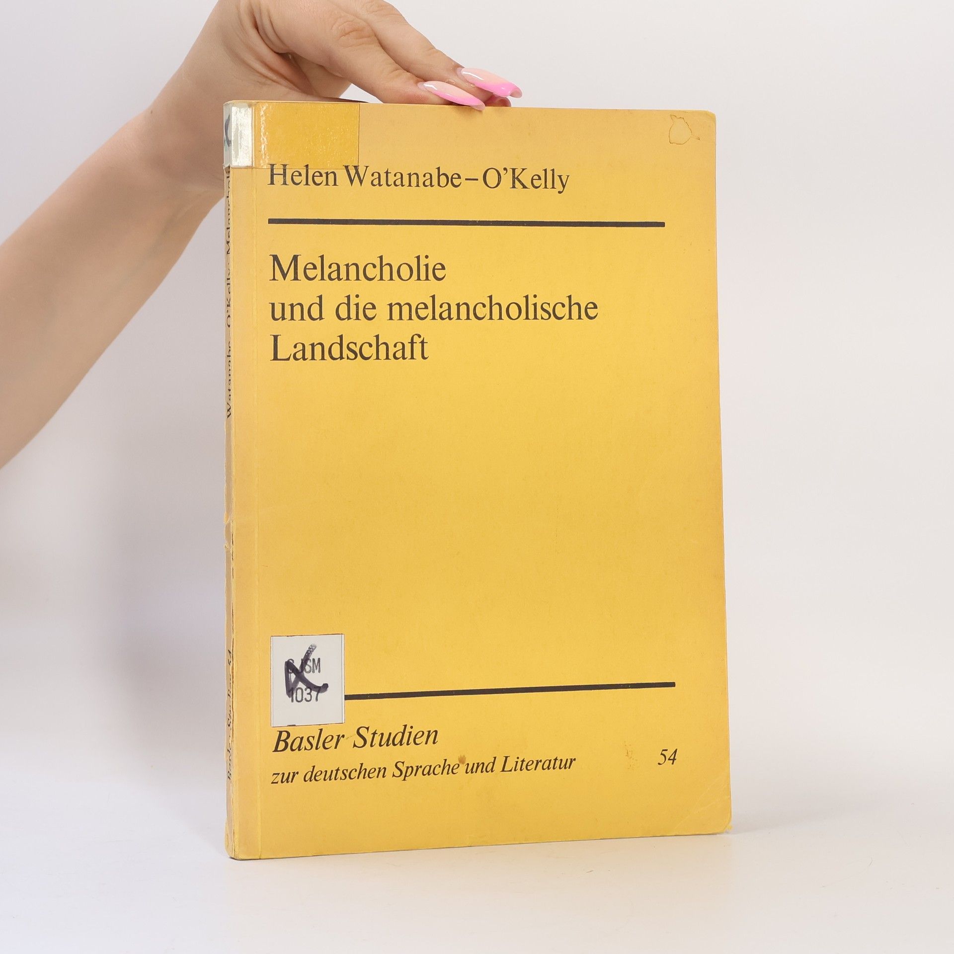 Helen Watanabe-O'Kelly Melancholie und die melancholische Landschaft
