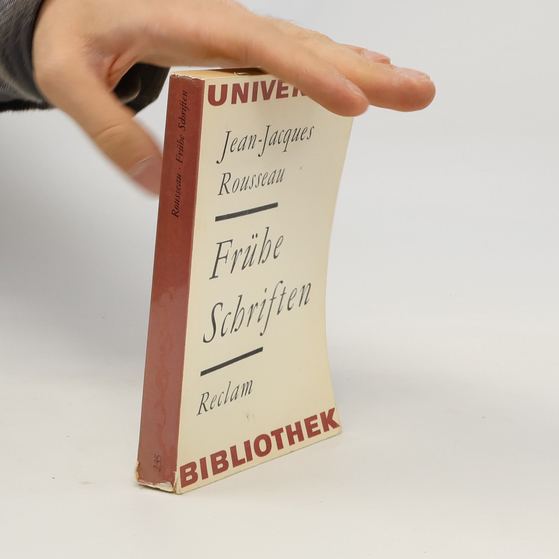 Jean-Jacques Rousseau Frübe Schriften