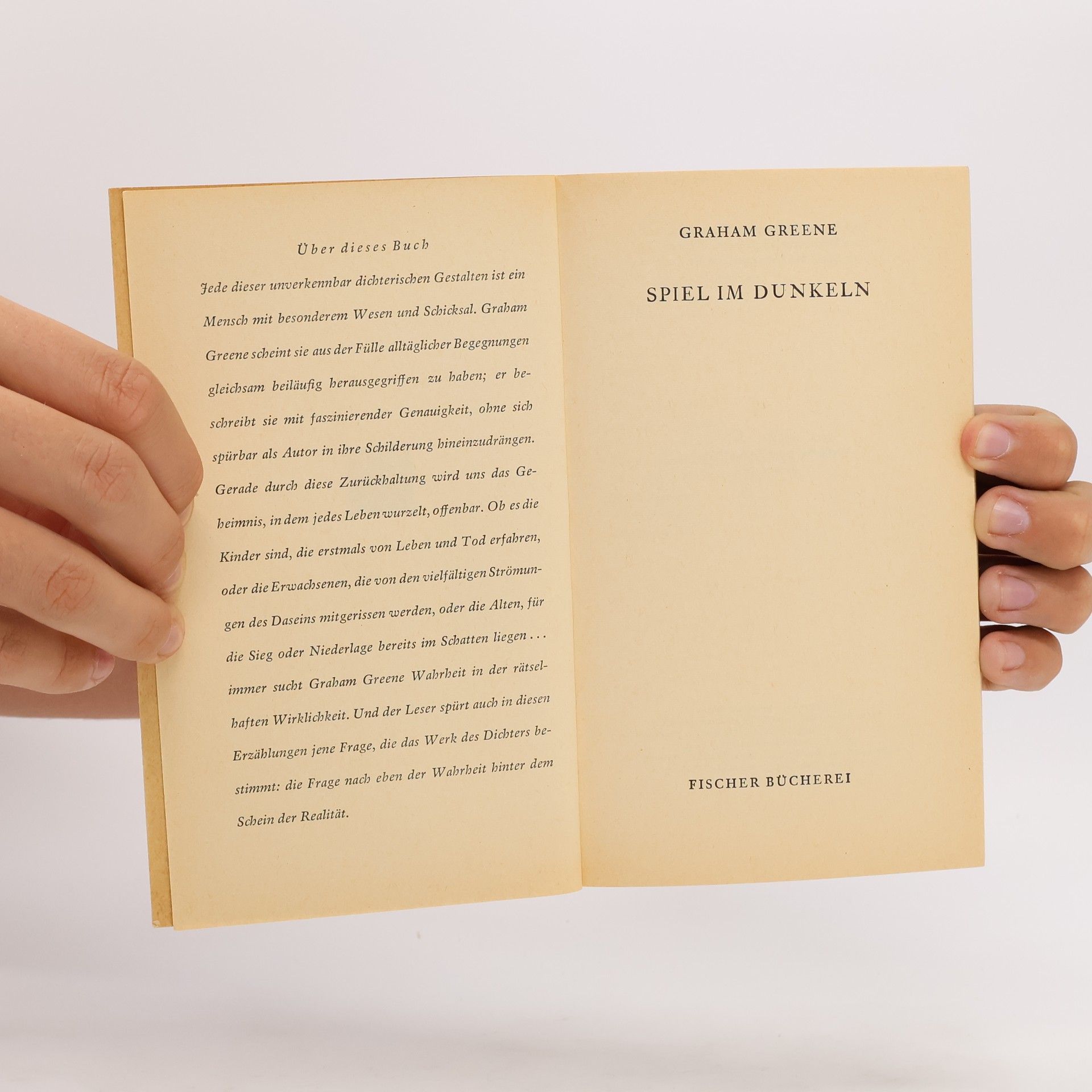 Graham Greene Spiel im Dunkeln