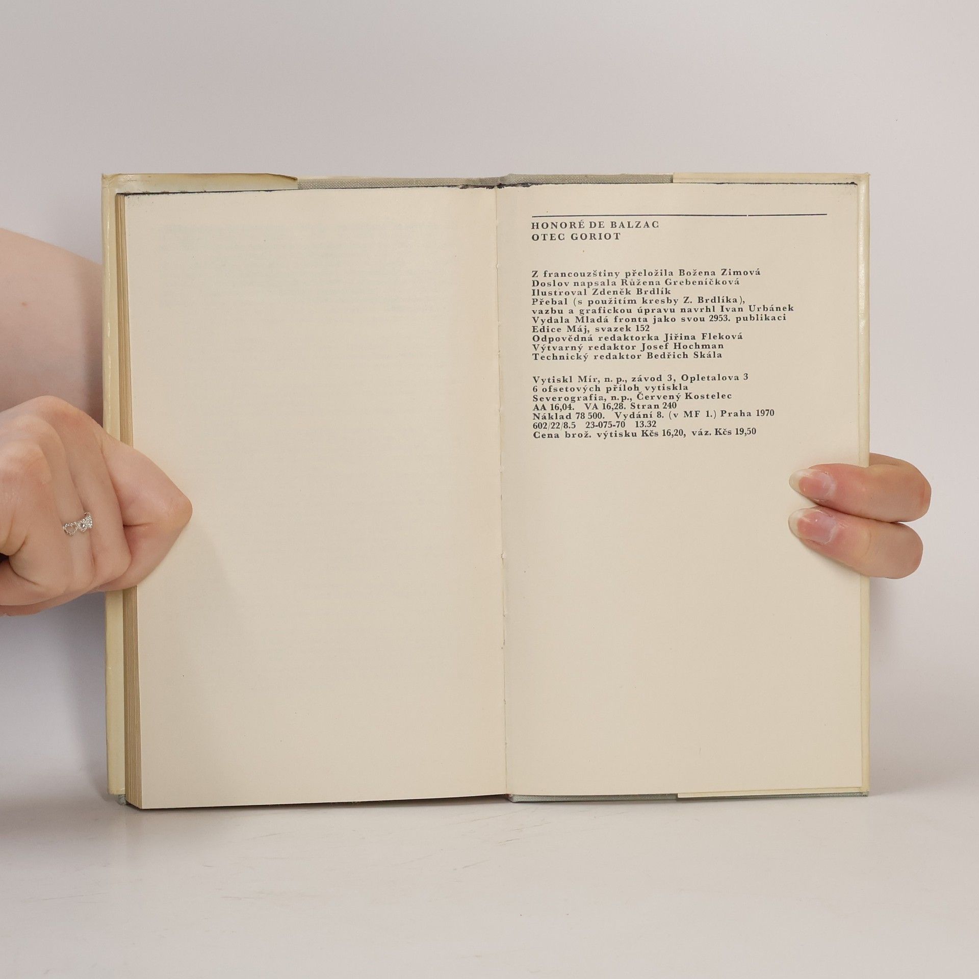 Honoré de Balzac Otec Goriot