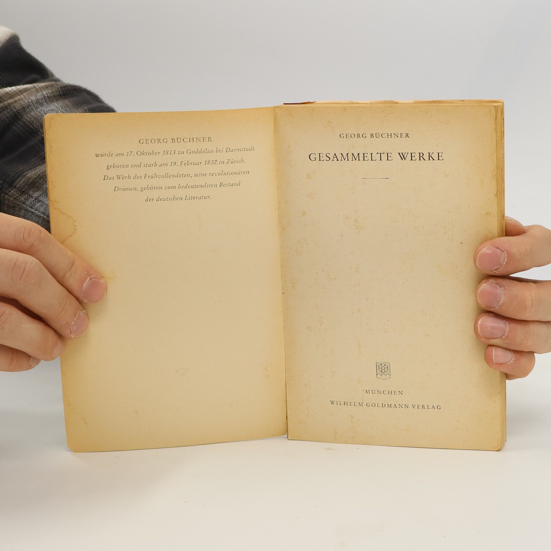 Georg Büchner Gesammelte Werke
