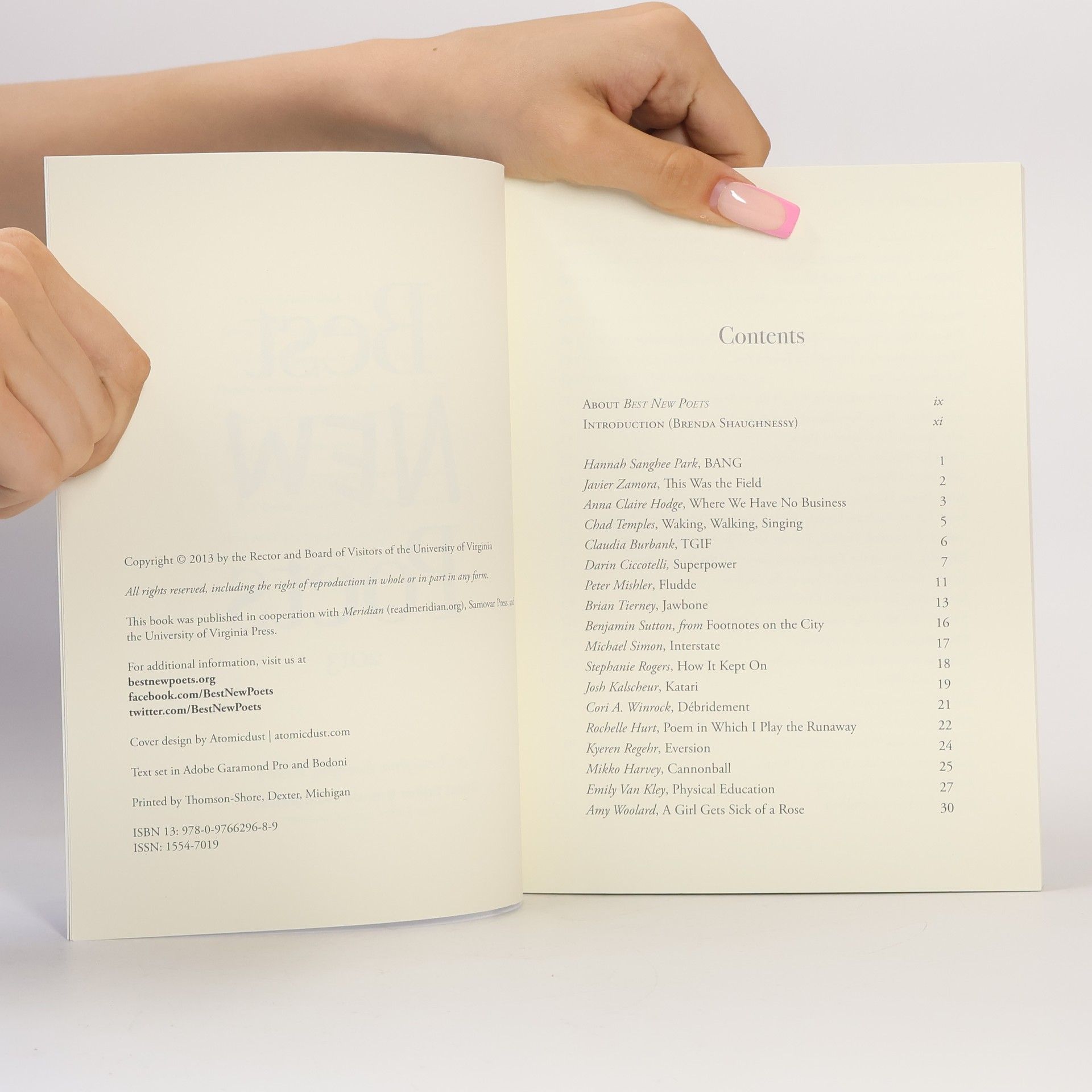 Jazzy Danziger Best New Poets 2013