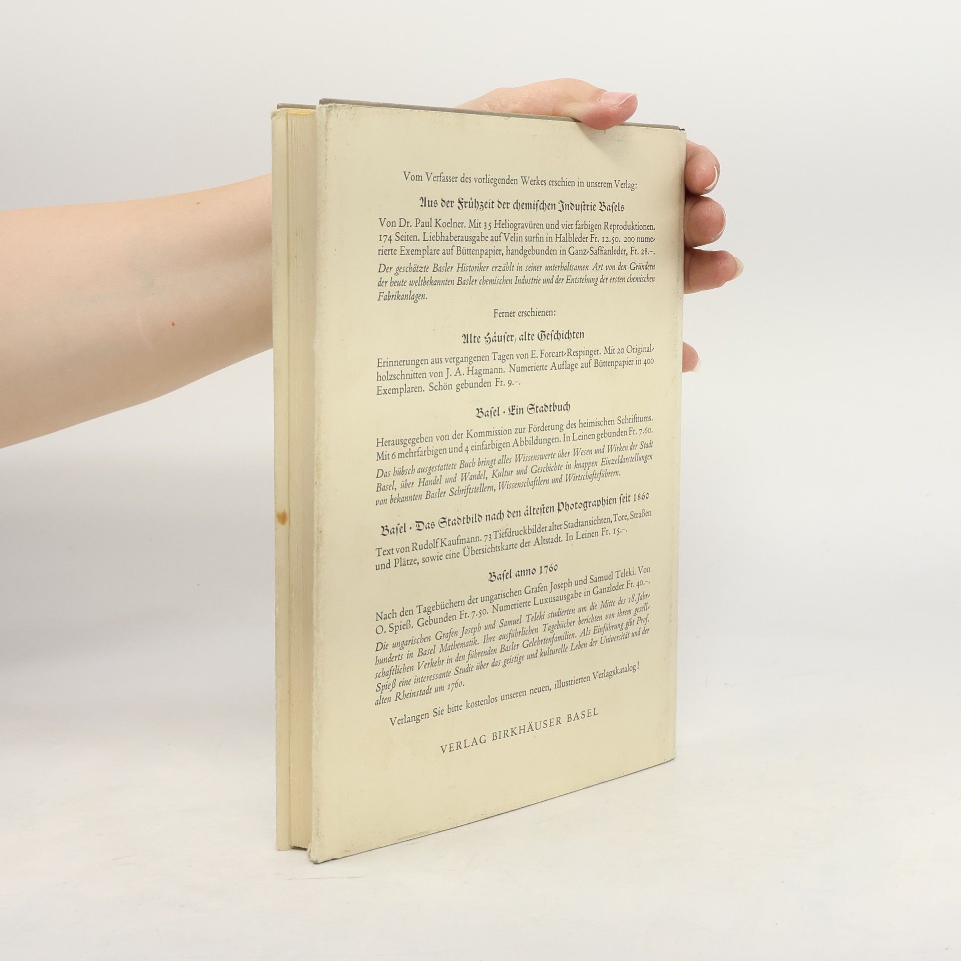 Paul Koelner Basler Zunftherrlichkeit: Ein Bilderbuch der Zünfte und Gesellschaften