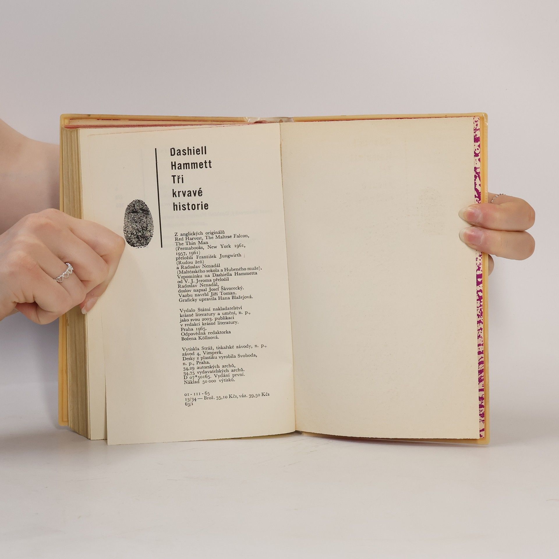 Dashiell Hammett Tři krvavé historie