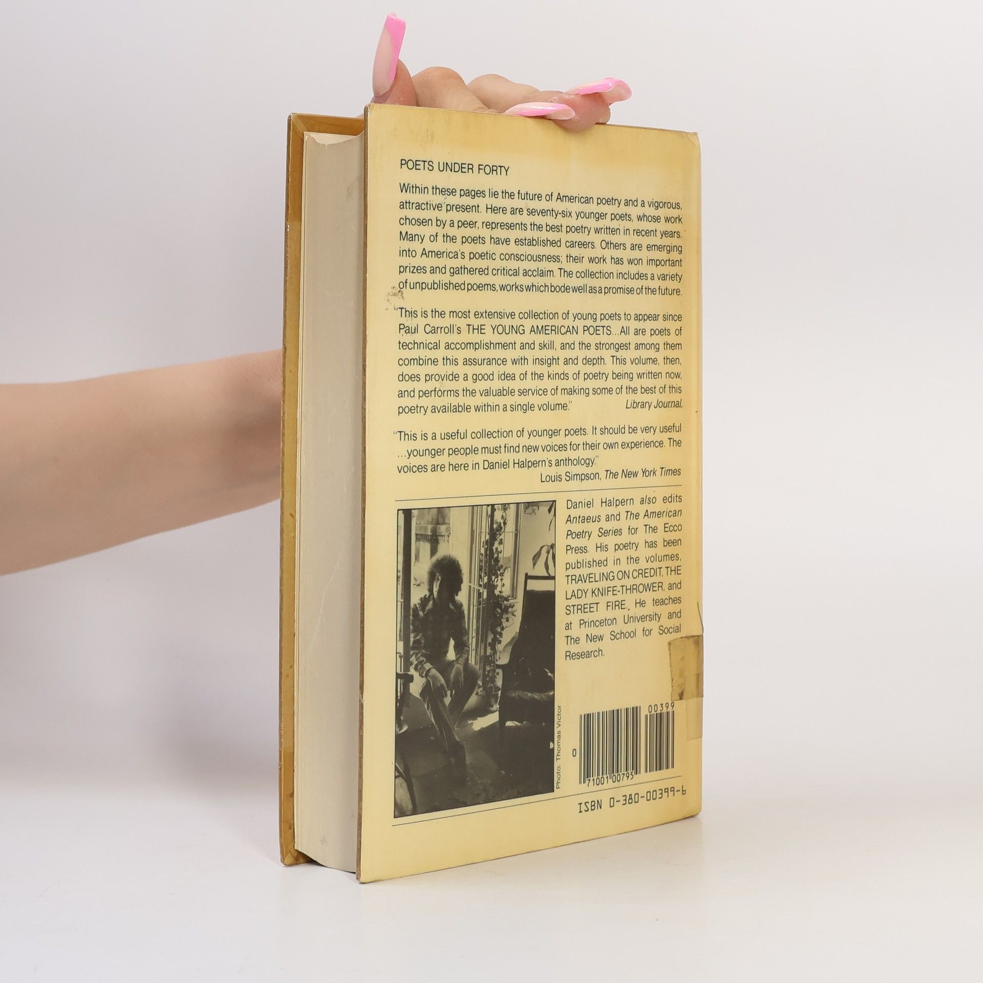 Daniel Halpern American Poetry Anthology