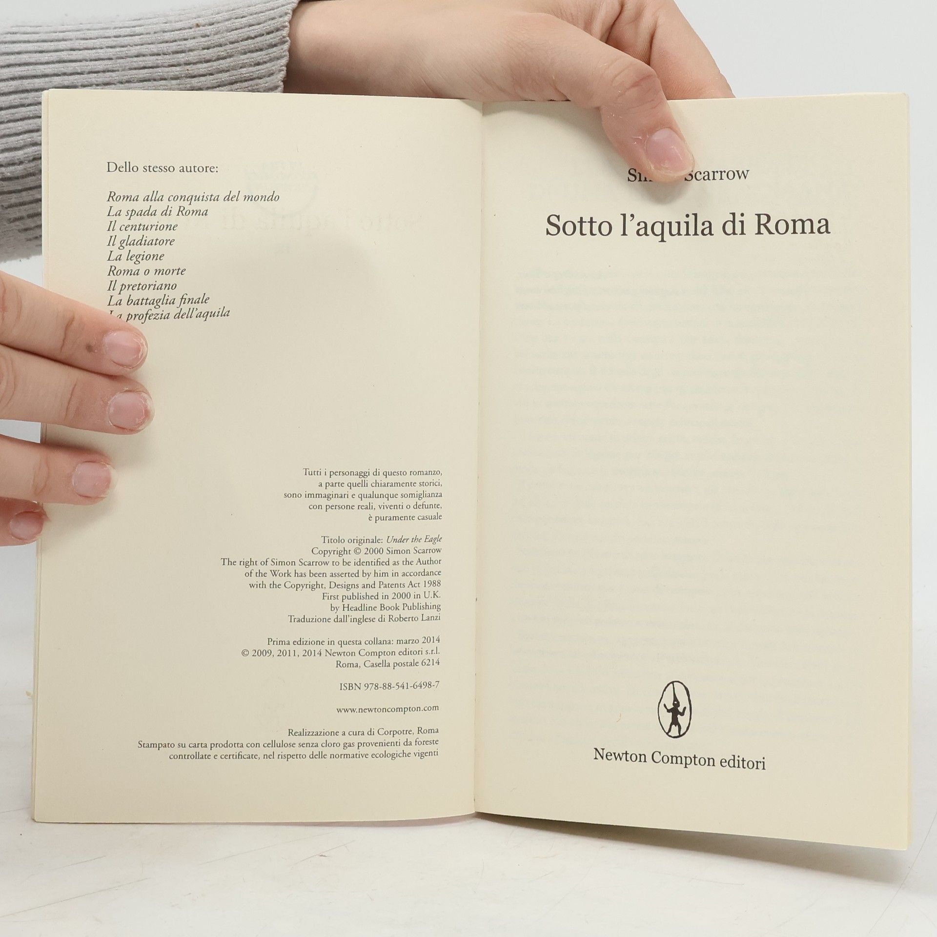 Simon Scarrow Sotto l'aquila di Roma