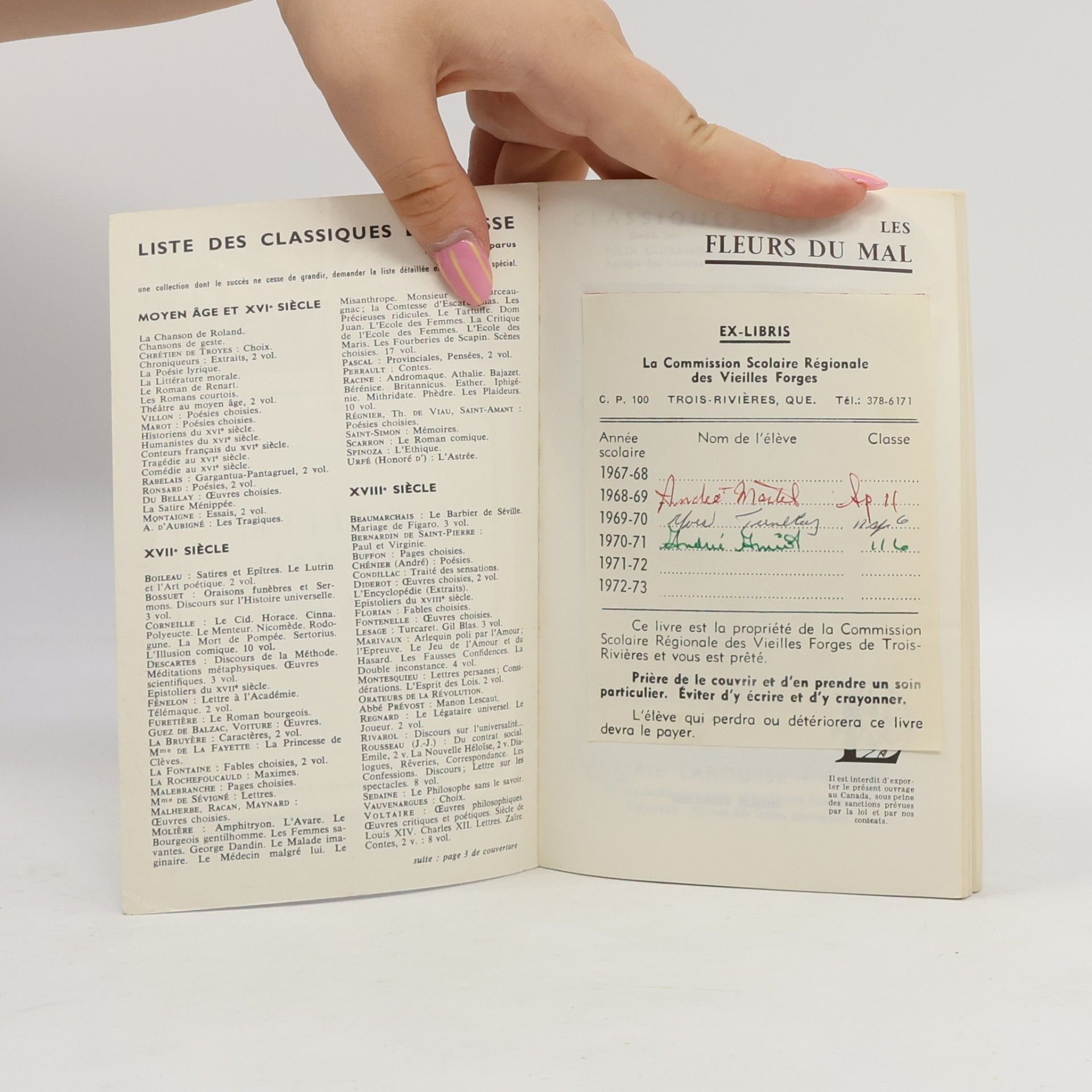 Charles Baudelaire Les fleurs du mal