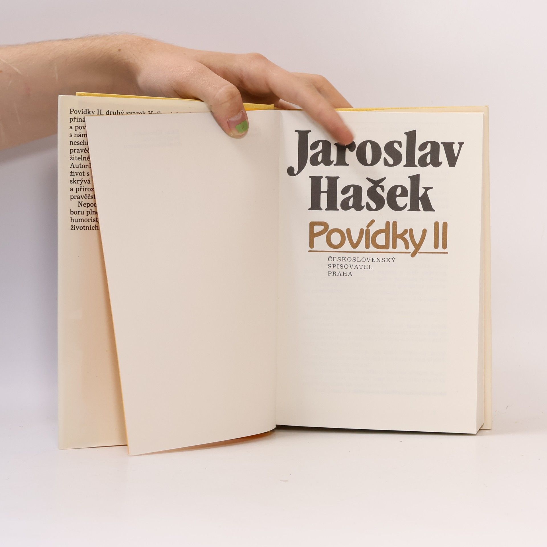Jaroslav Hašek Povídky II.