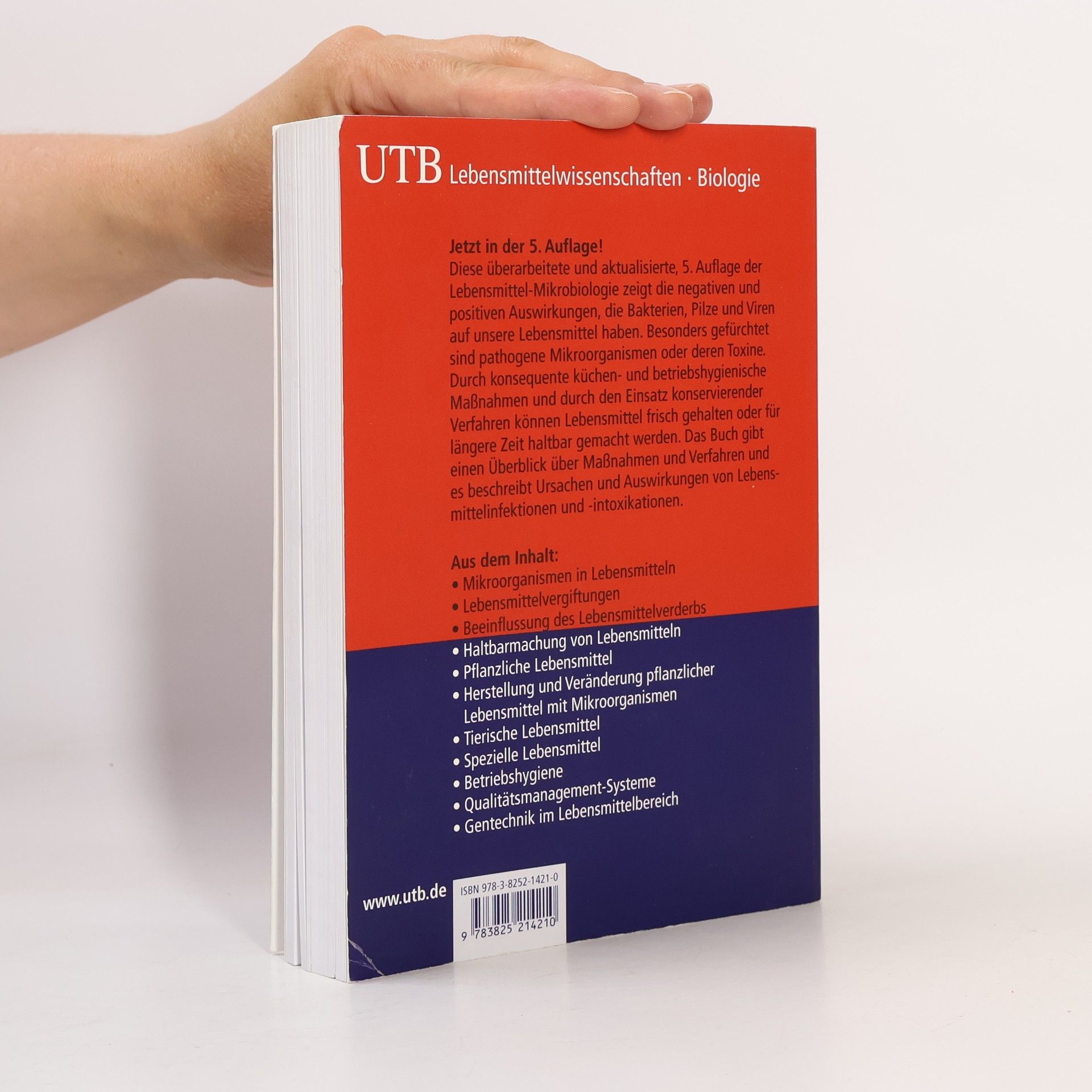 Johannes Kramer UTB - 1421: Lebensmittel-Mikrobiologie - 5. Auflage