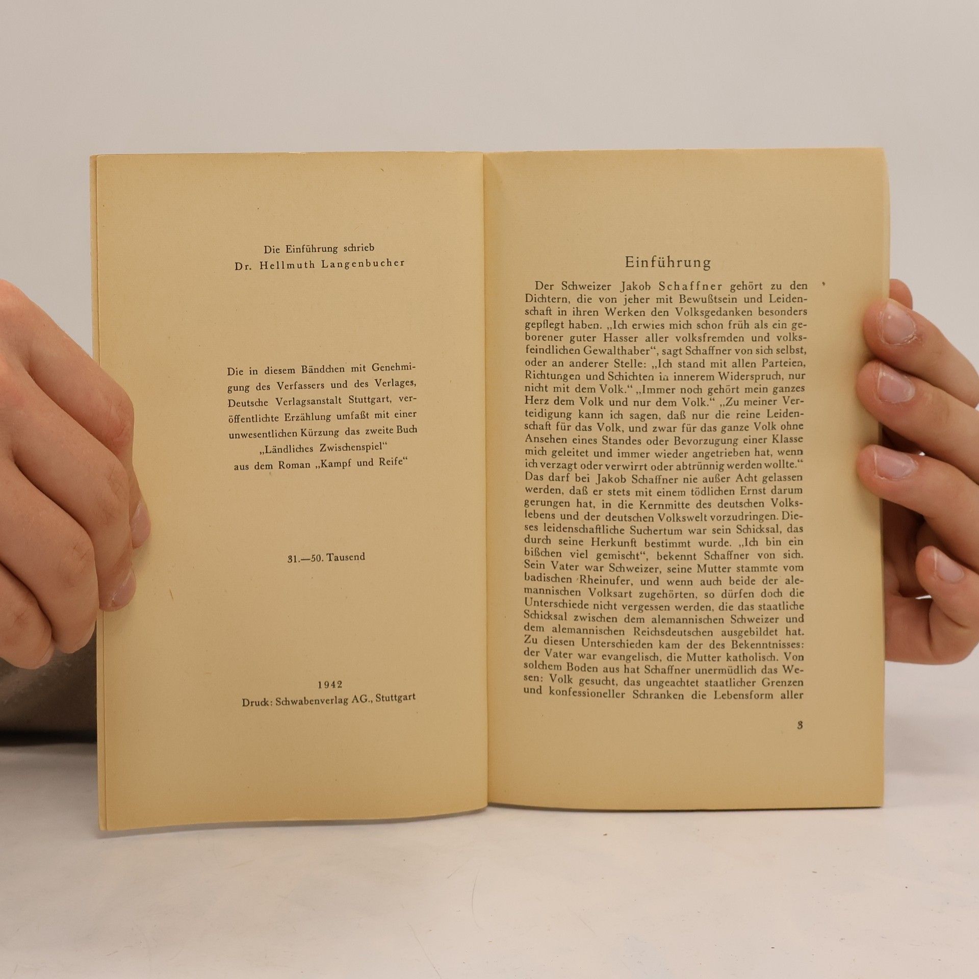Jakob Schaffner Die Klarinette