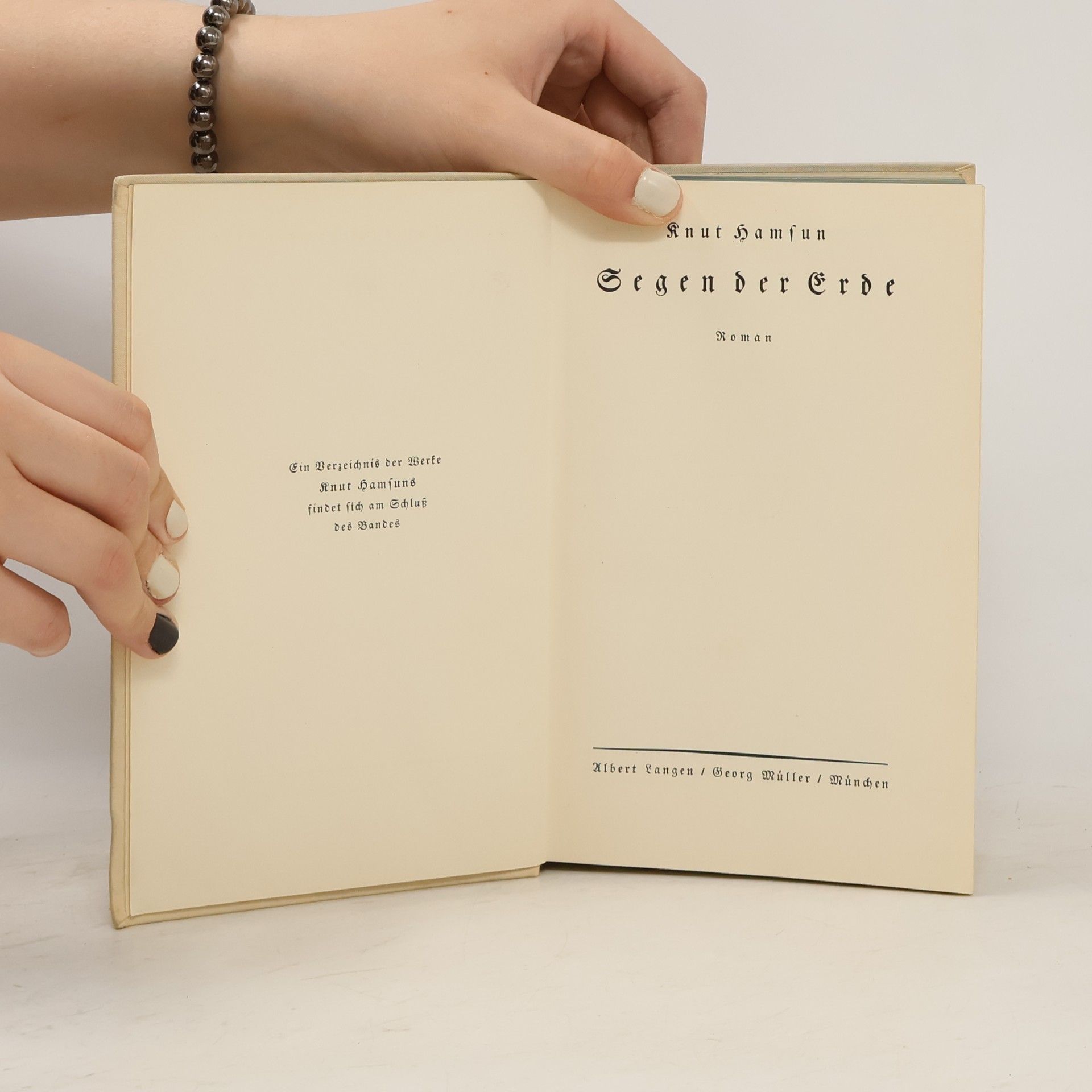 Knut Hamsun Segen der Erde