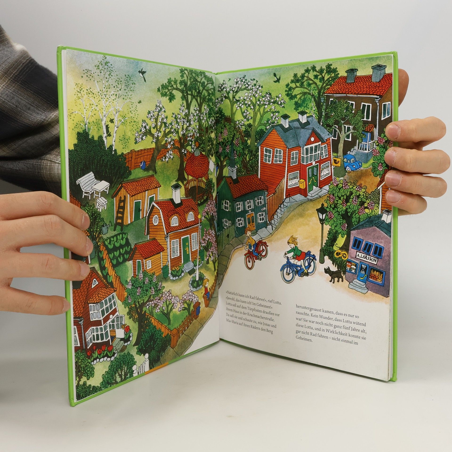 Astrid Lindgren Na klar, Lotta kann Rad fahren