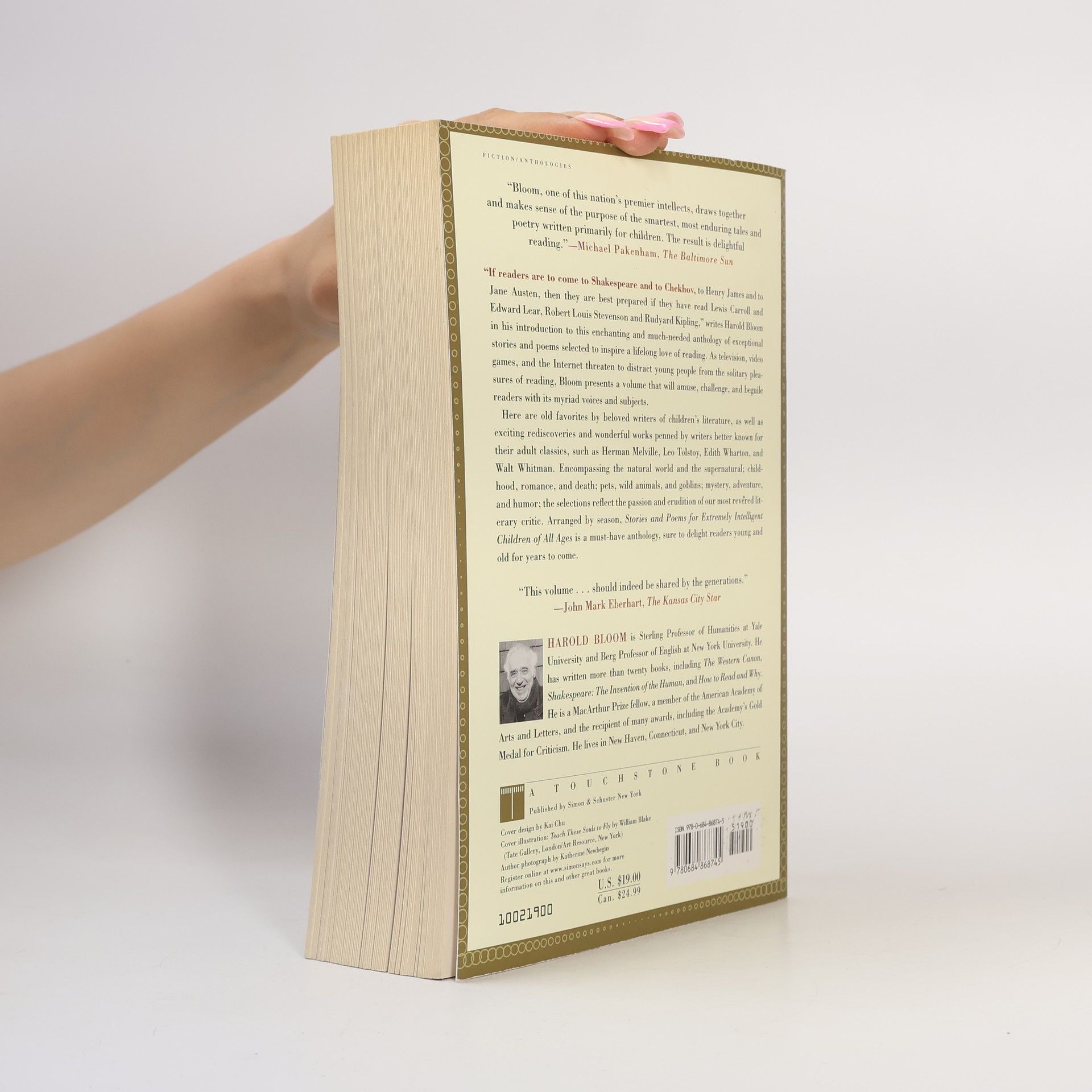 Harold Bloom Stories and Poems for Extremely Intelligent Children of All Ages
