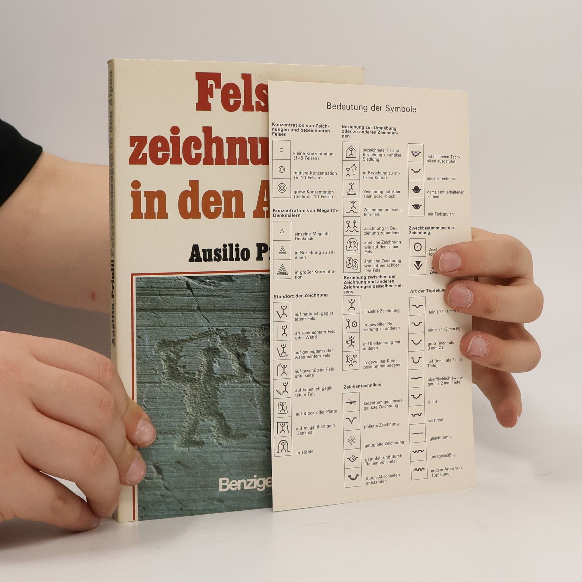 Ausilio Priuli Felszeichnungen in den Alpen