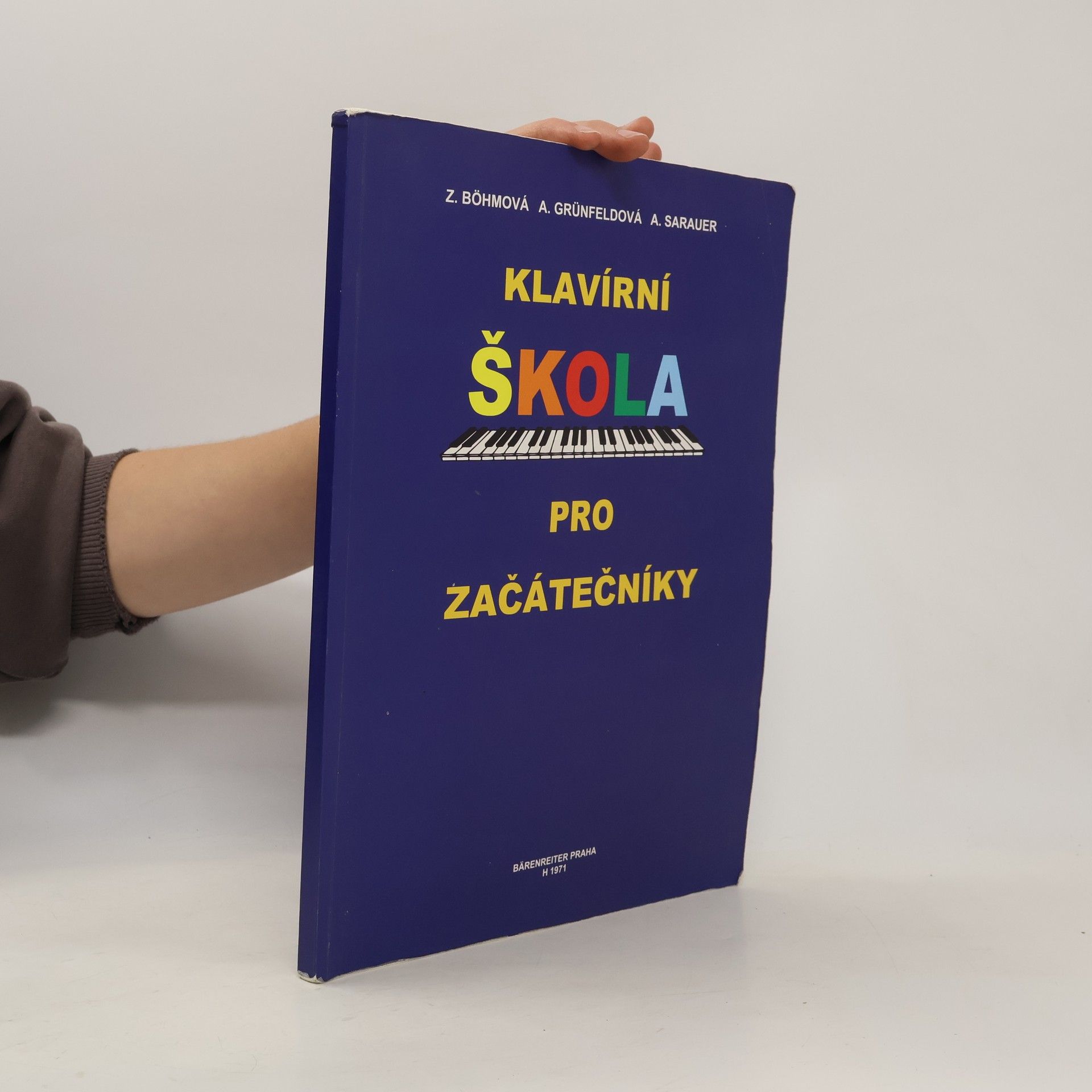 Alois Sarauer Klavírní škola pro začátečníky