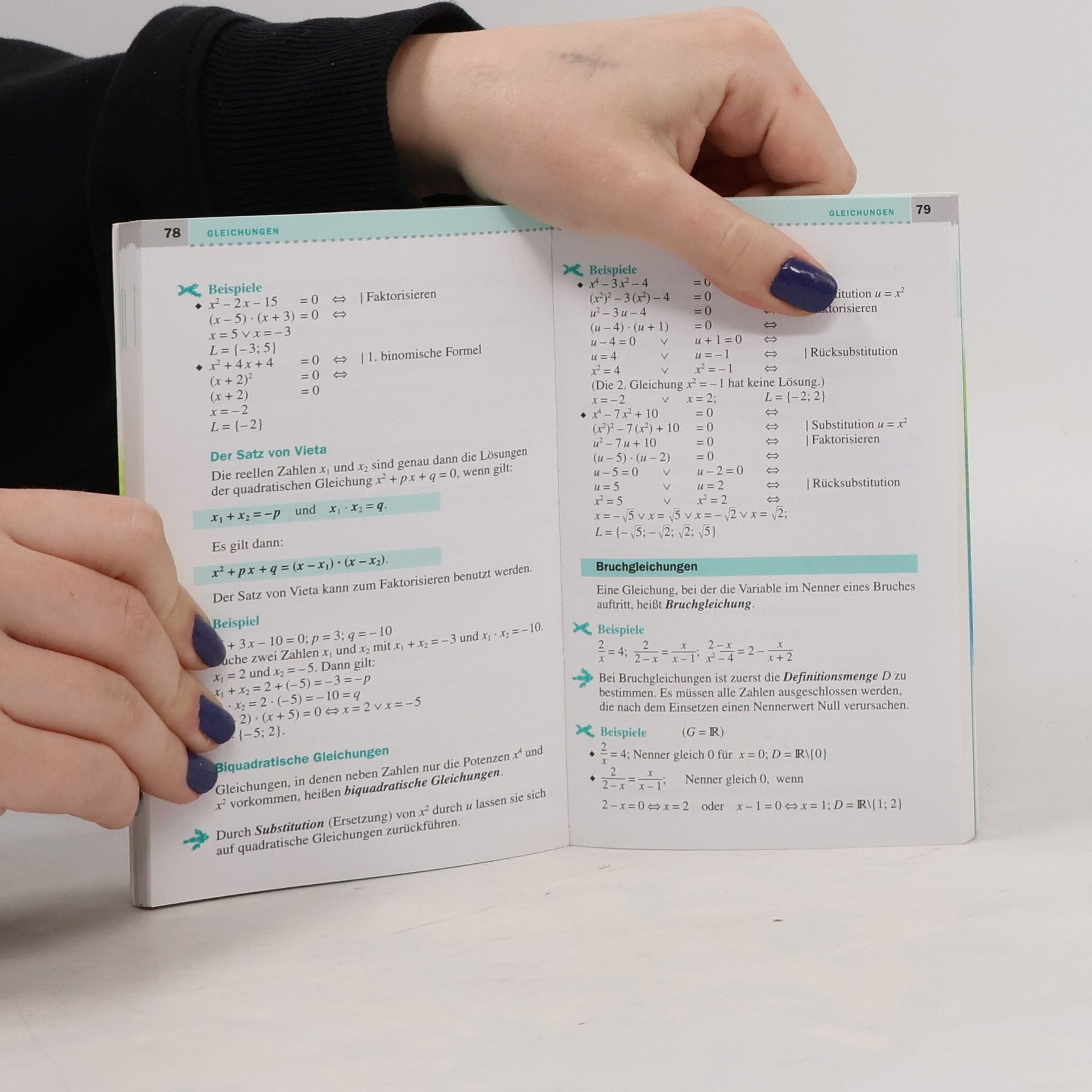 Various authors Mathe Algebra Pocket Teacher