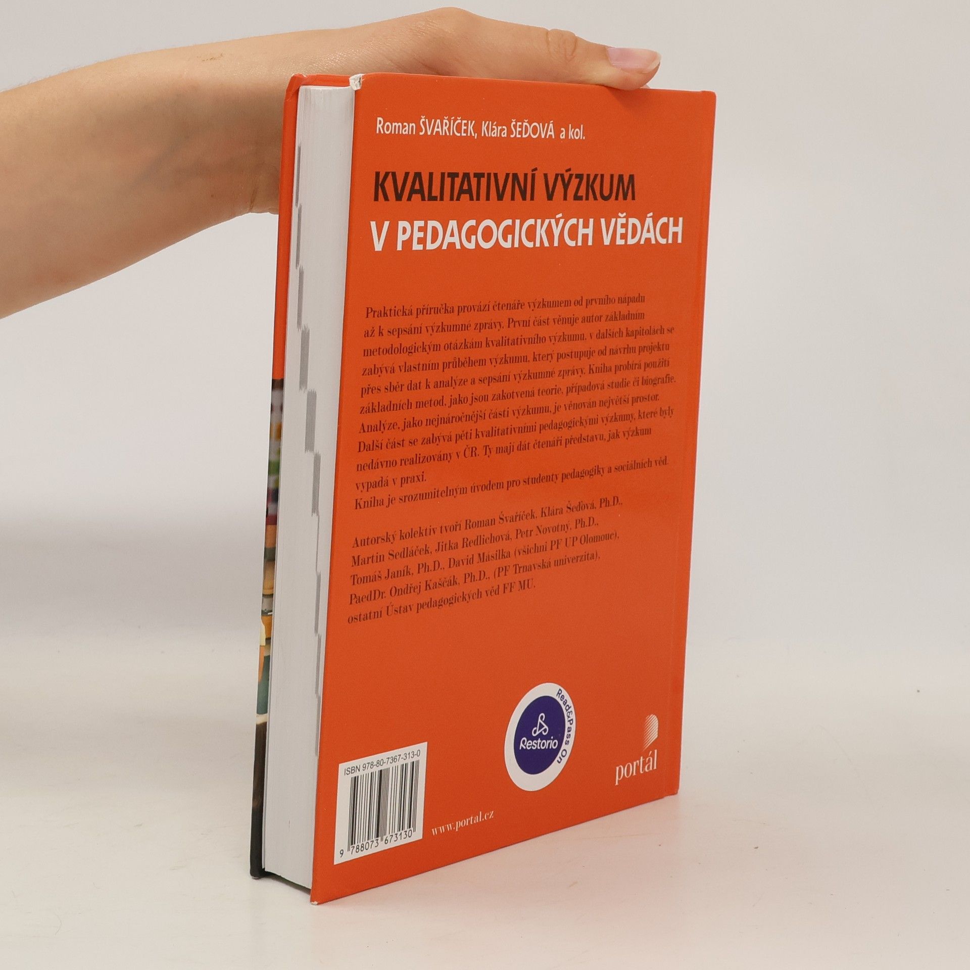 Roman Švaříček Kvalitativní výzkum v pedagogických vědách