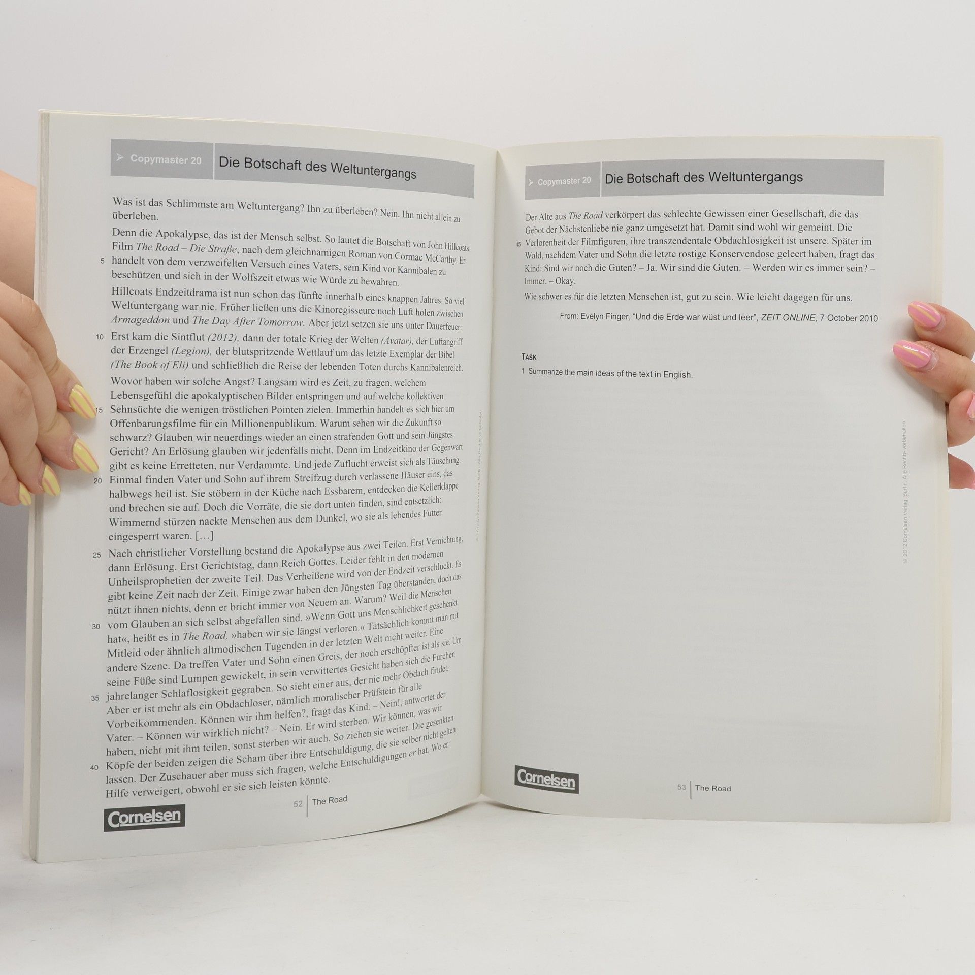 Cormac McCarthy Teacher's Manual