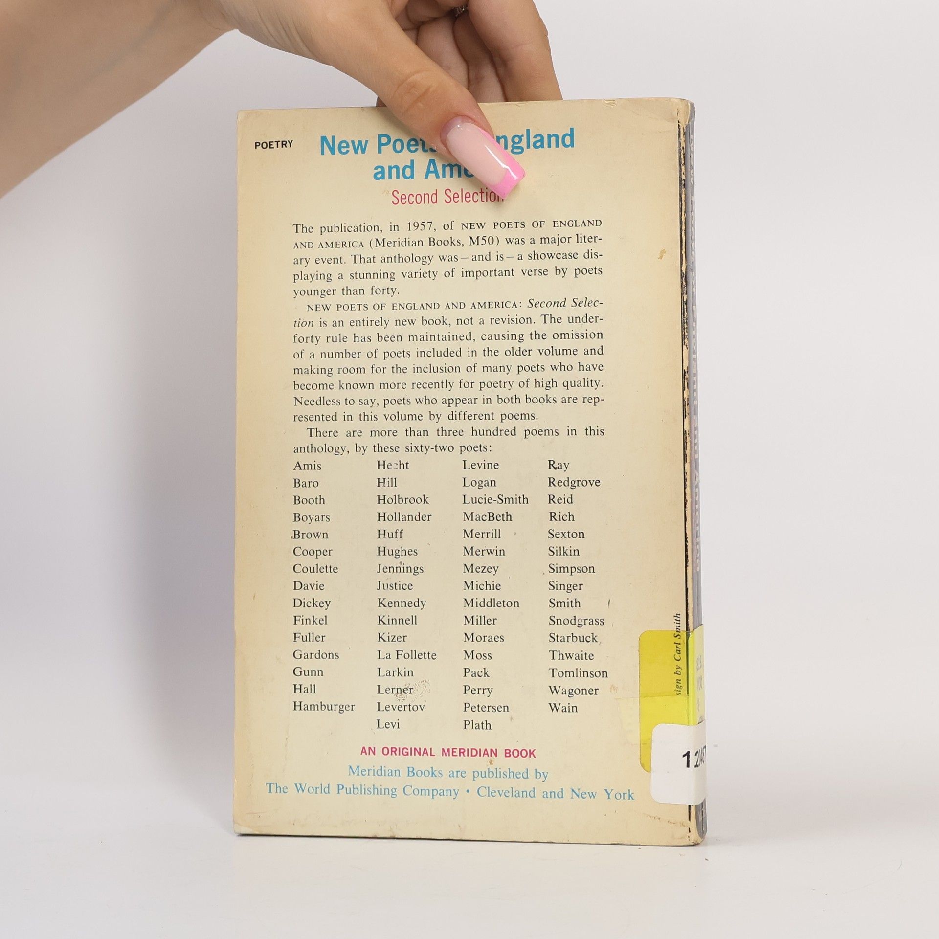 Donald Hall New Poets of England and America. Second Selection