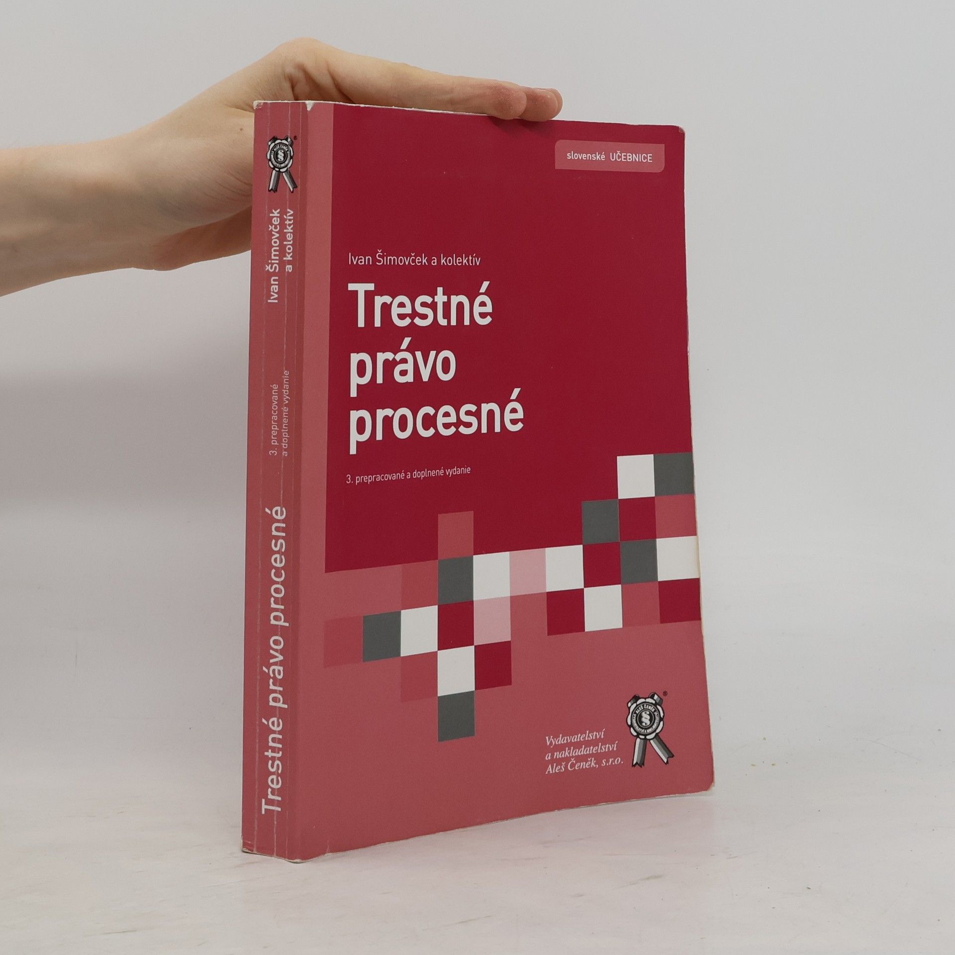 Ivan Šimovček Trestné právo procesné
