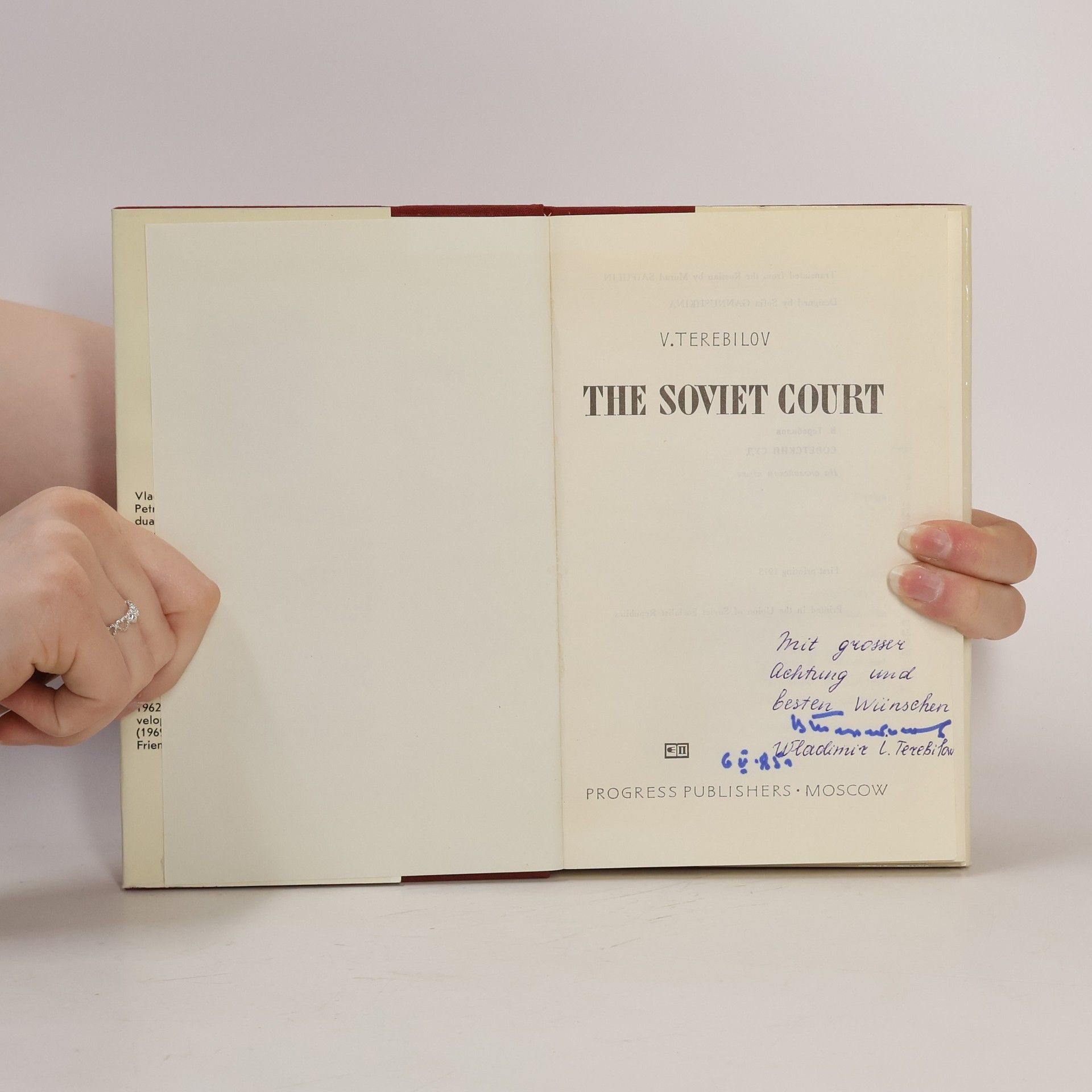 Vladimir Ivanovič Terebilov The Soviet Court