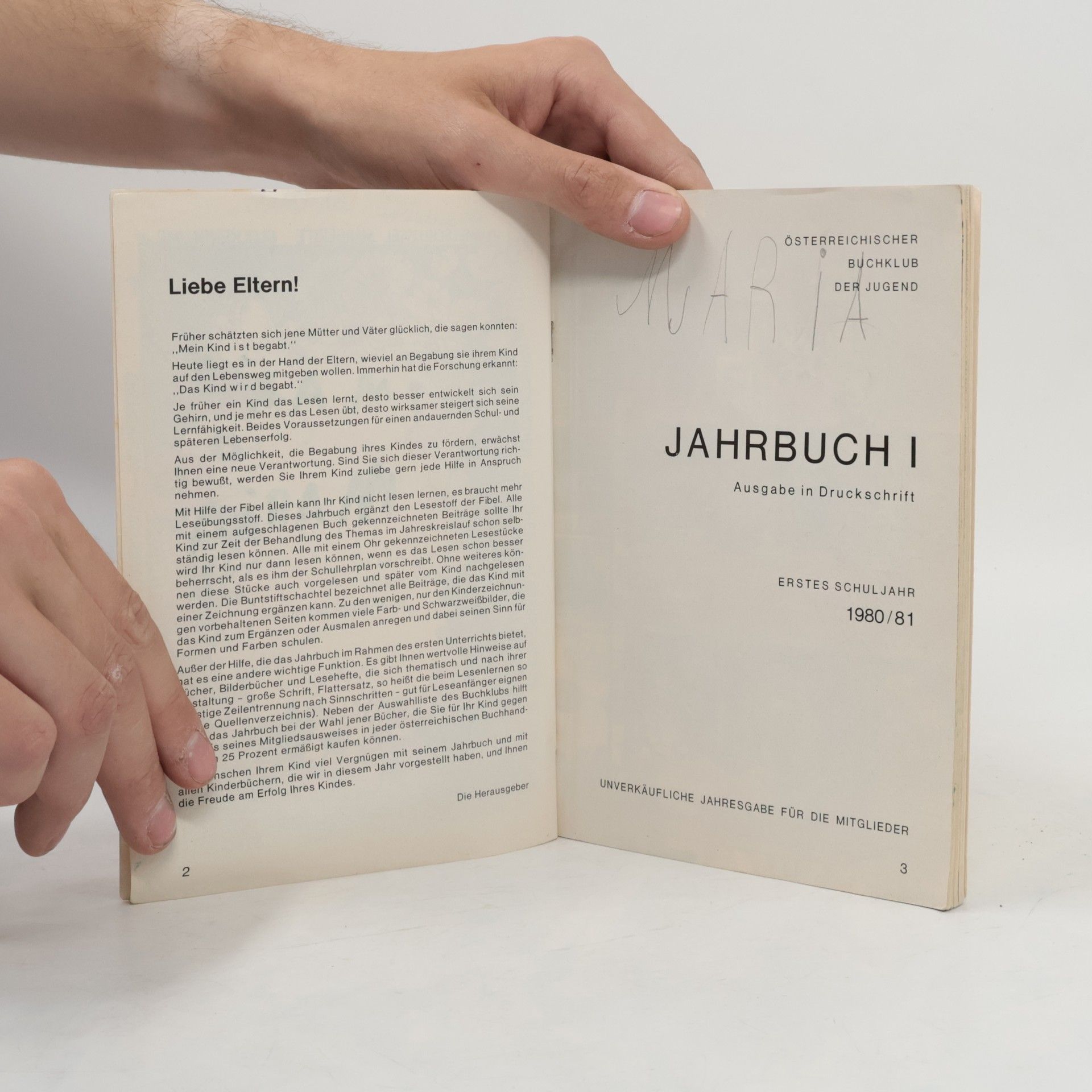 Collectif d'auteurs Jahrbuch 1D 1980/81