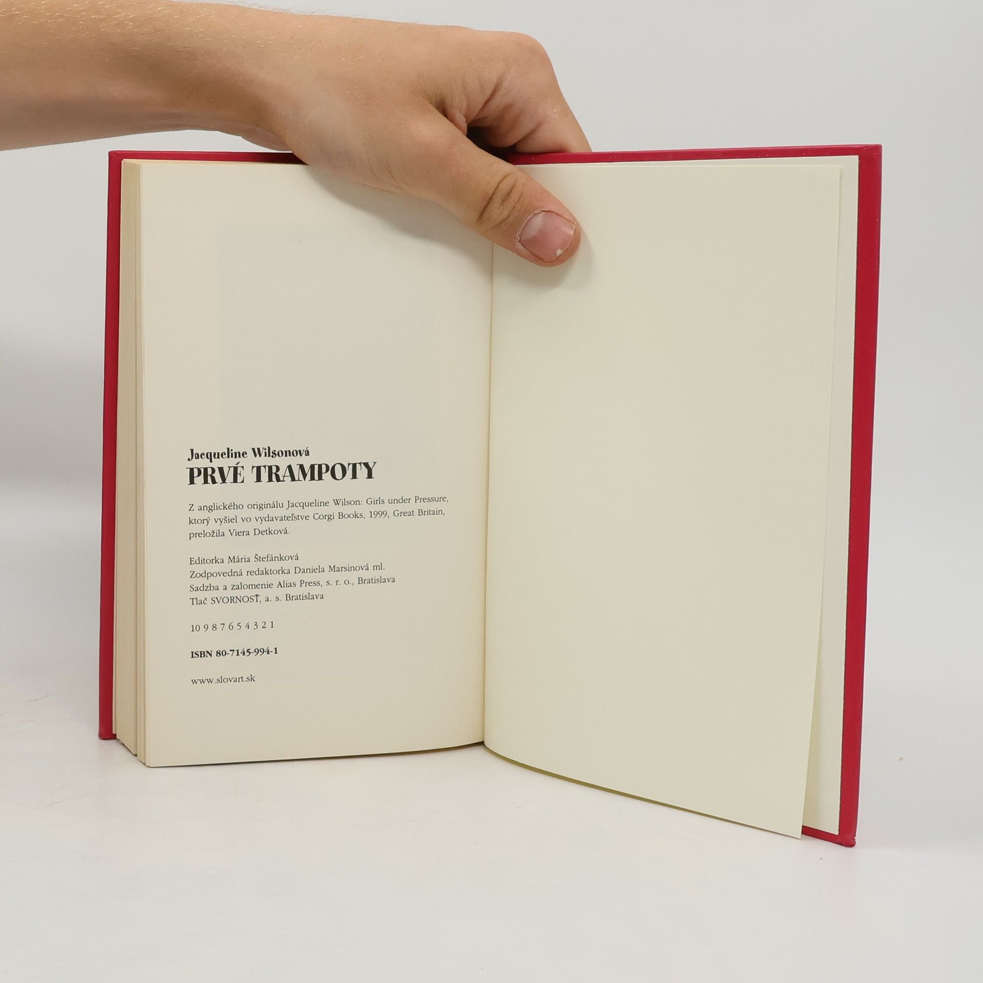 Jacqueline Wilson Prvé trampoty