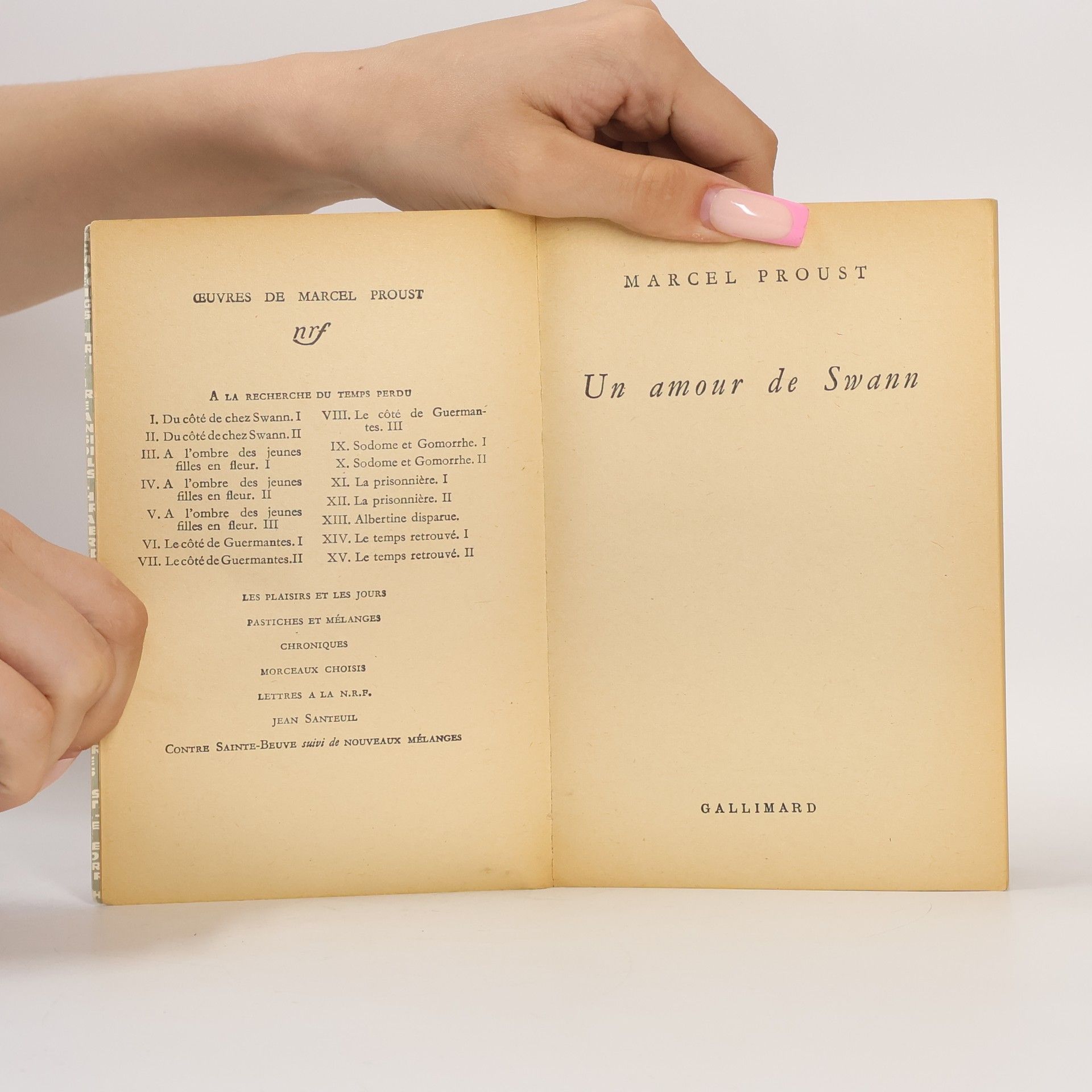 Marcel Proust Un amour de swann