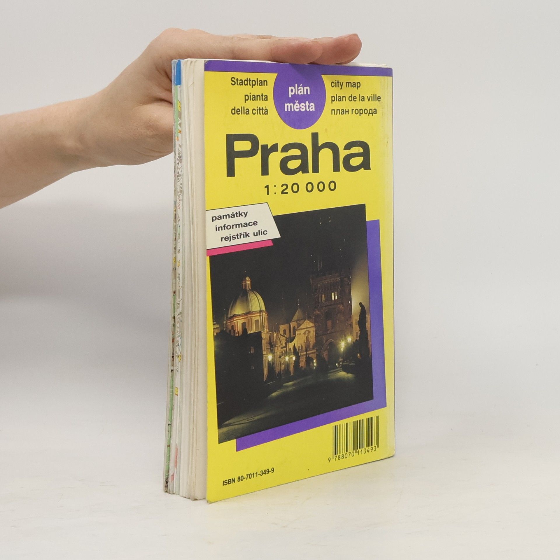Autorenkollektiv Praha: Plán města. Památky, informace, rejstřík