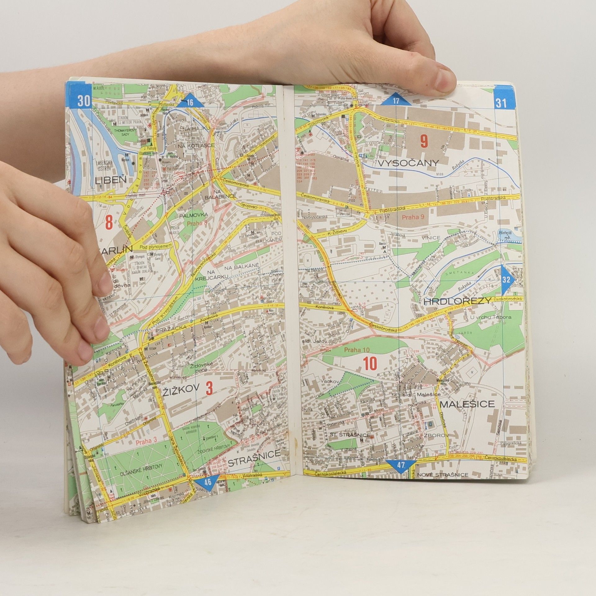 Autorenkollektiv Praha: Plán města. Památky, informace, rejstřík