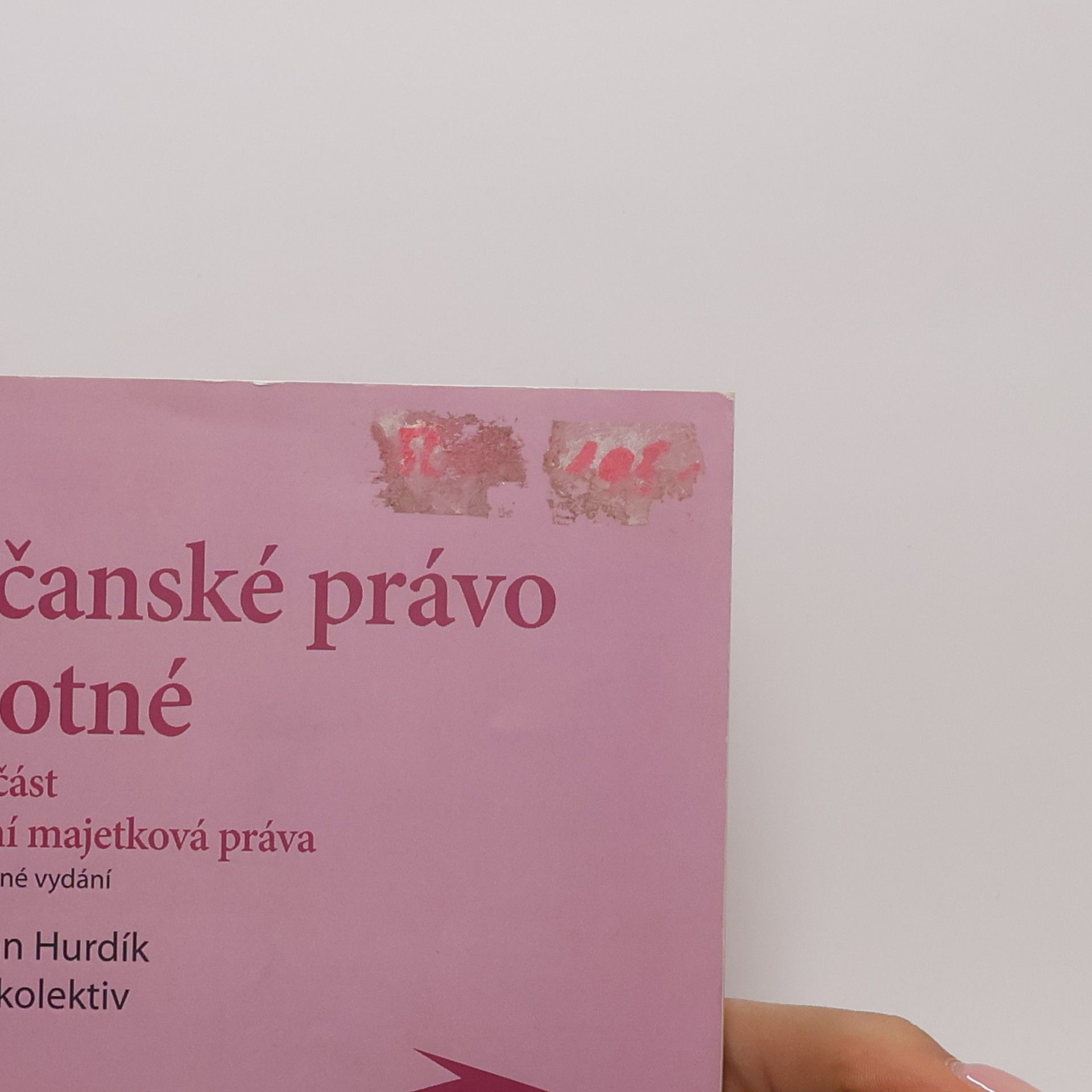 Lenka Dobešová Občanské právo hmotné - Obecná část