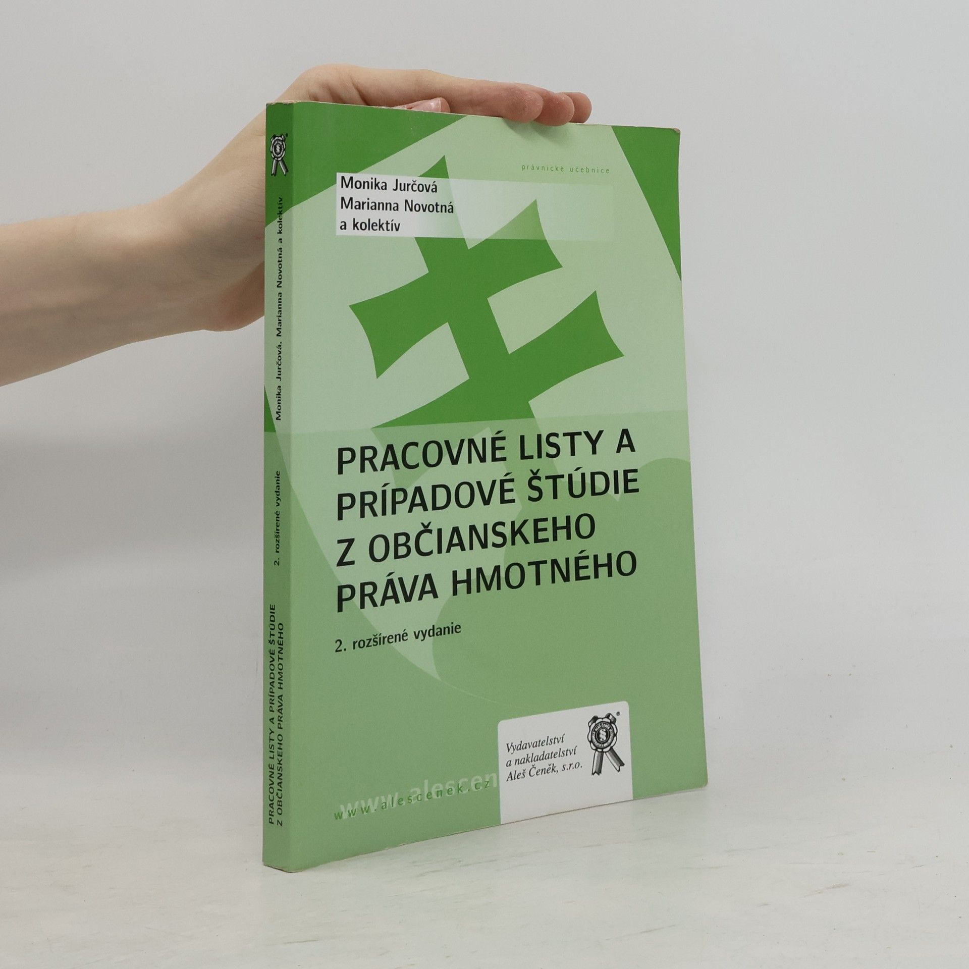 Monika Jurčová Pracovné listy a prípadové štúdie z občiankseho práva hmotného