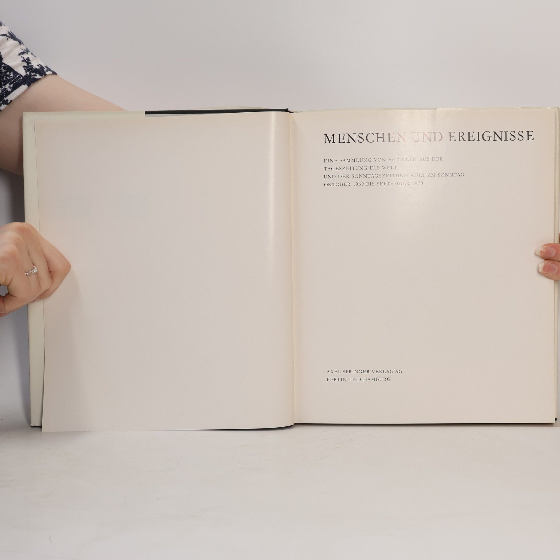 Autorenkollektiv Menschen und Ereignisse 1970