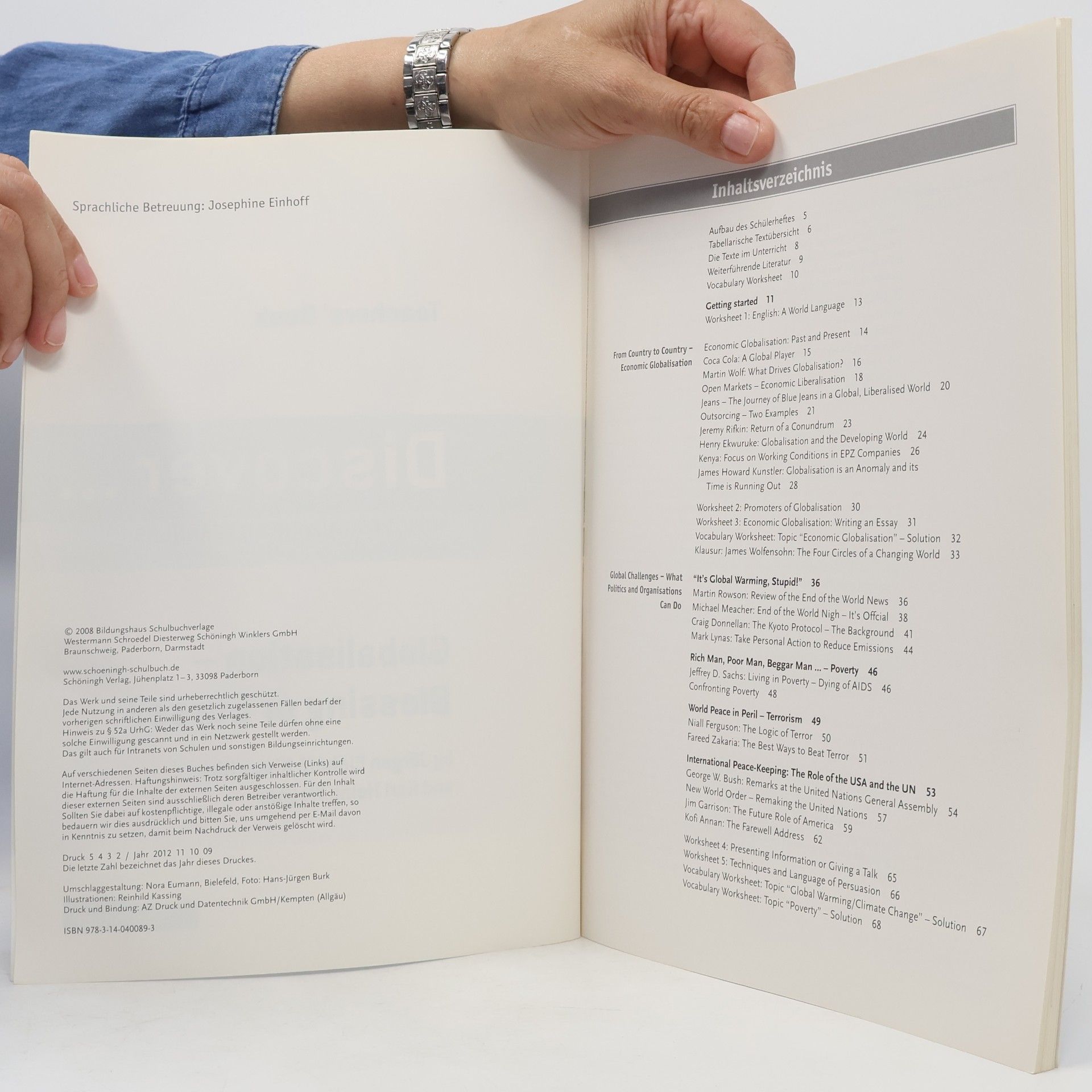 Jürgen Einhoff Discover...Topics for Advanced Learners: Globalisation - Blessing or Curse?
