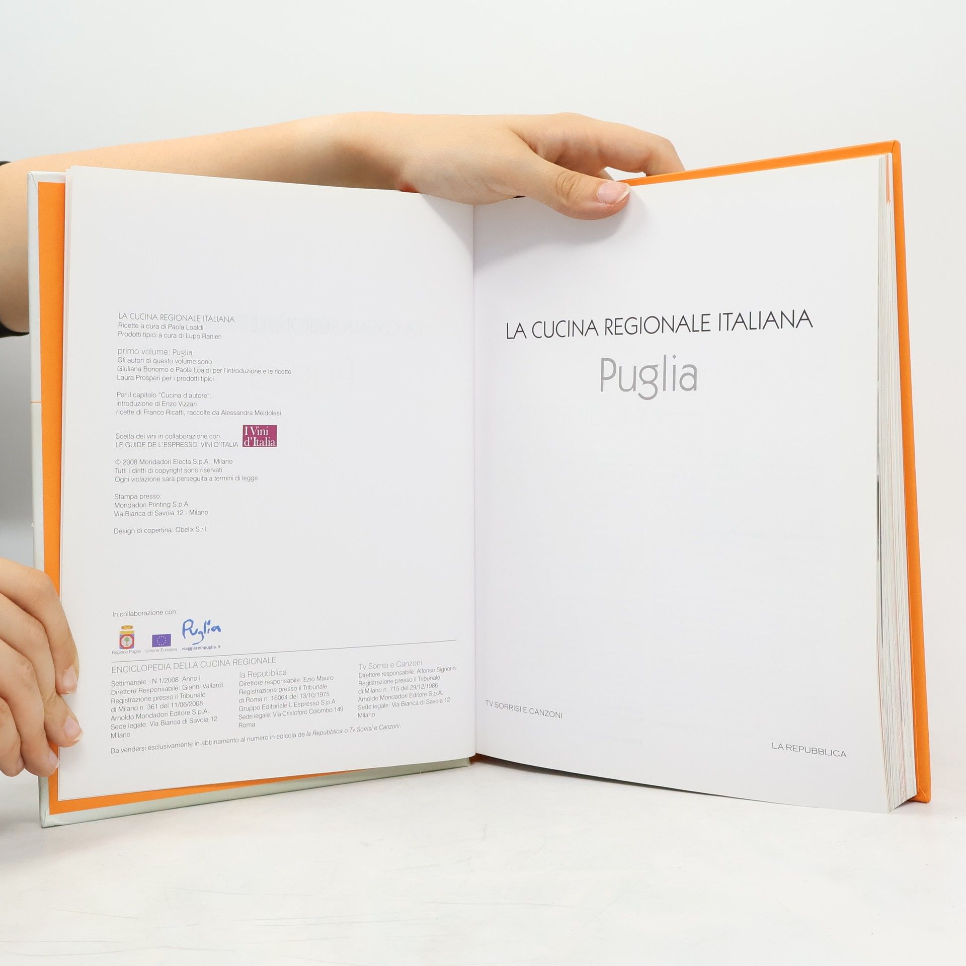 Various authors La cucina regionale Italiana 1. Puglia