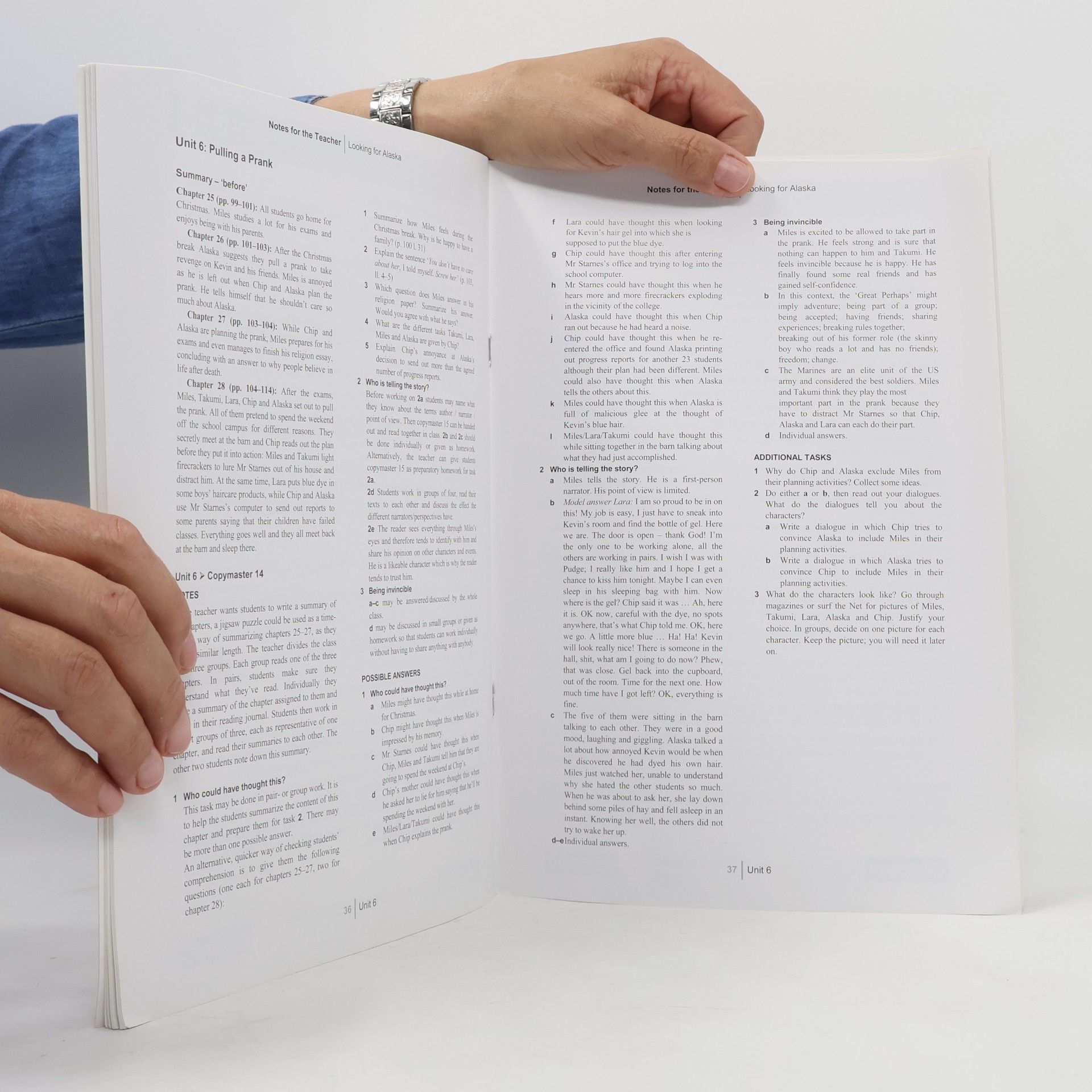 Kolektiv autorů Looking for Alaska. Teacher's Manual