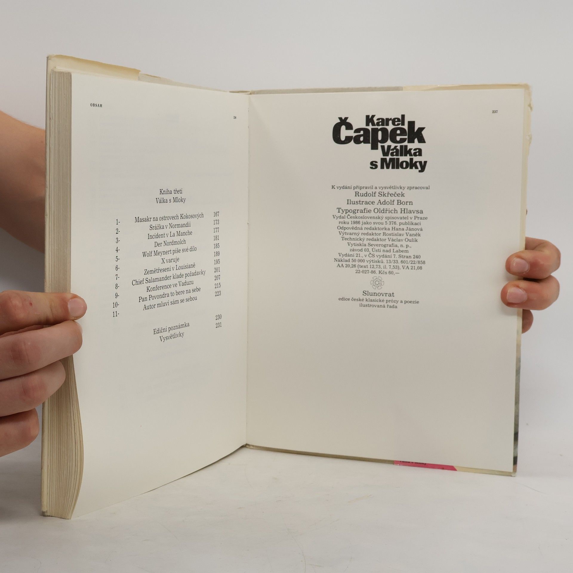 Karel Čapek Válka s Mloky