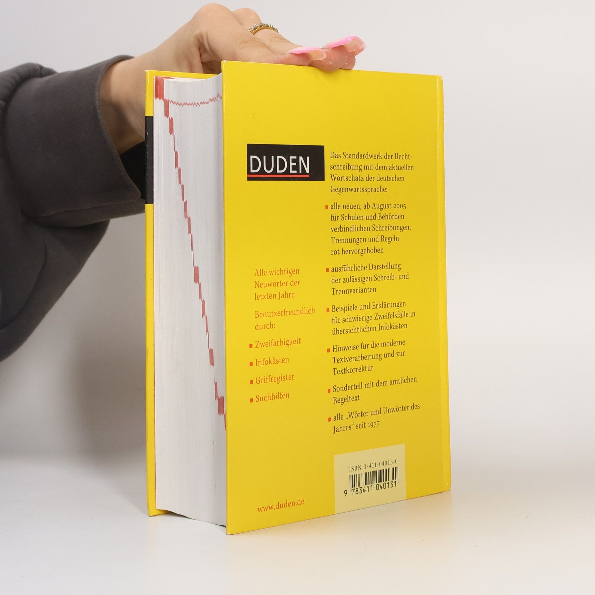 Autorenkollektiv Duden: Die deutsche Rechtschreibung