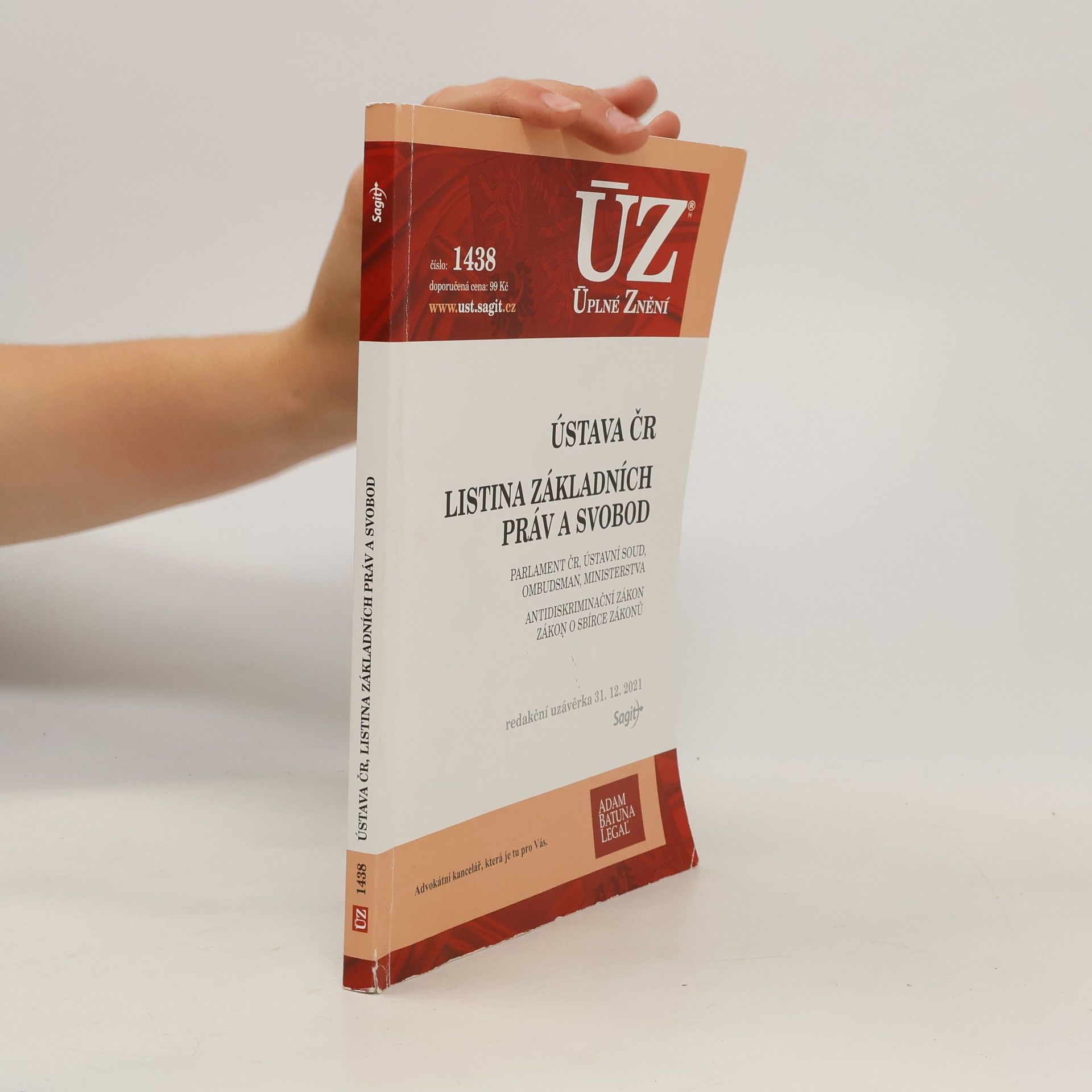 Autorenkollektiv ÚZ 1438. Ústava ČR, Listina základních práv a svobod