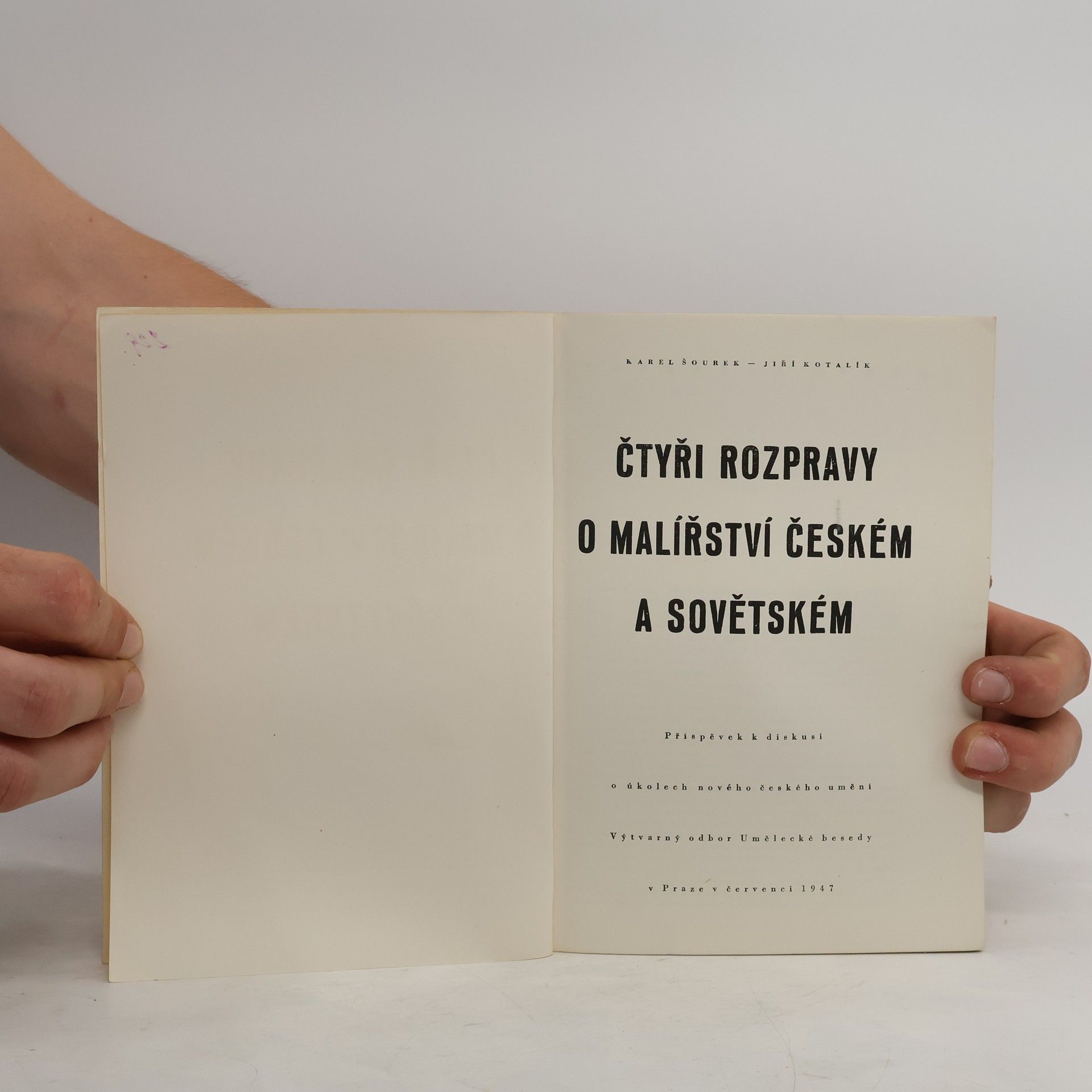 Jiří T. Kotalík Čtyři rozpravy o malířství českém a sovětském