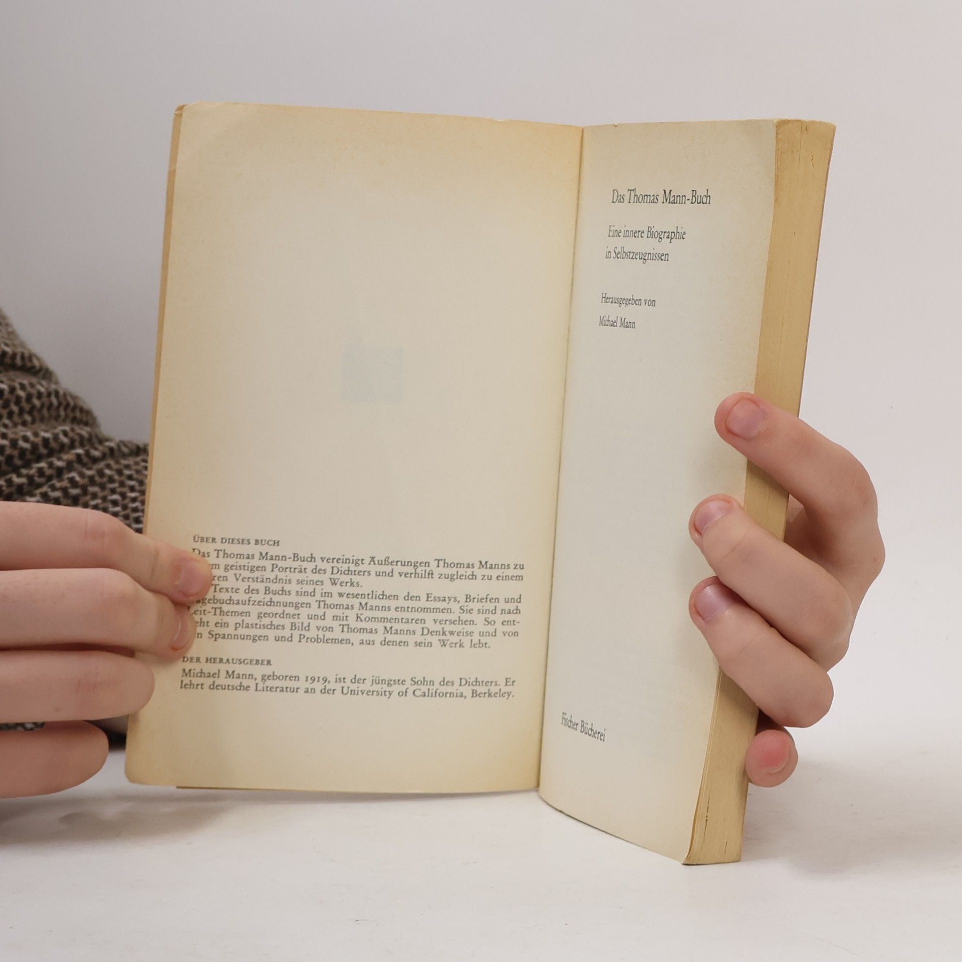 Various authors Das Thomas Mann-Buch