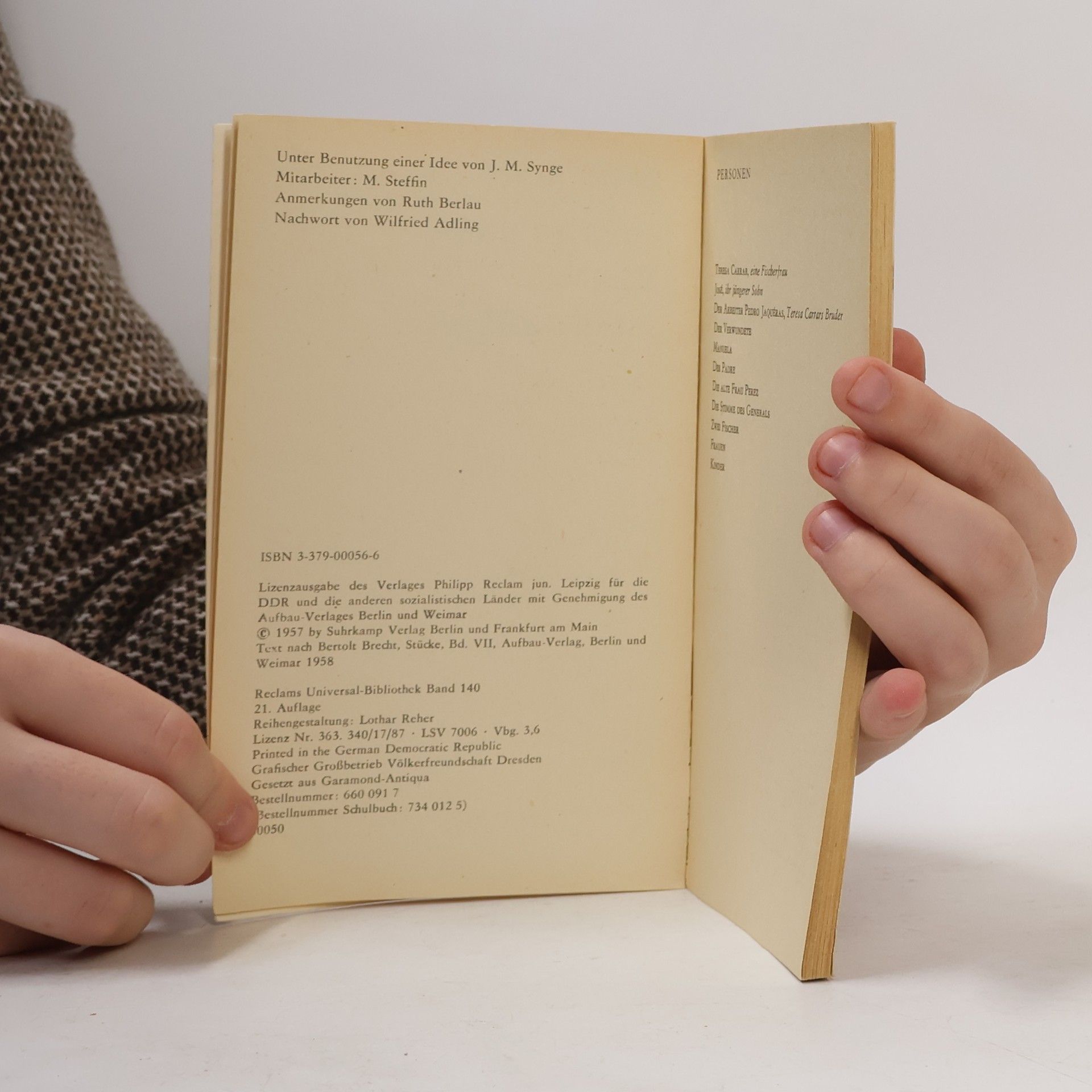 Bertolt Brecht Die Gewehre der Frau Carrar