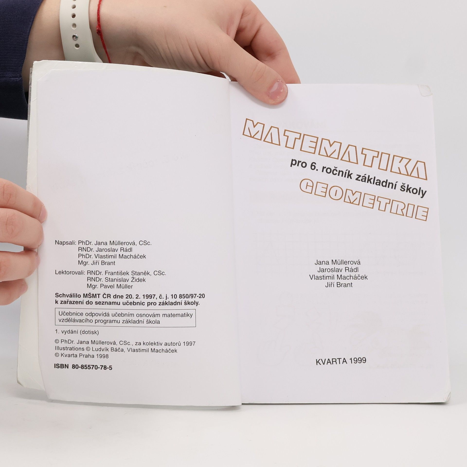 Jana Müllerová Matematika pro 6. ročník základní školy geometrie